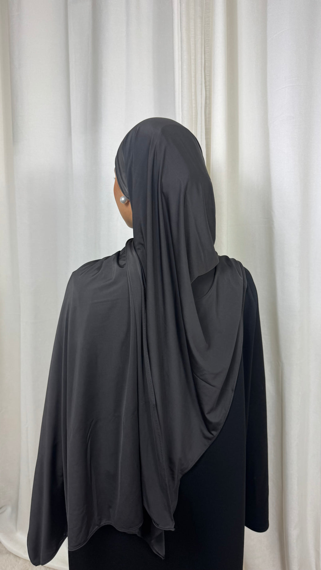HIJAB LIQUIDE JERSEY PREMIUM  - MARRON