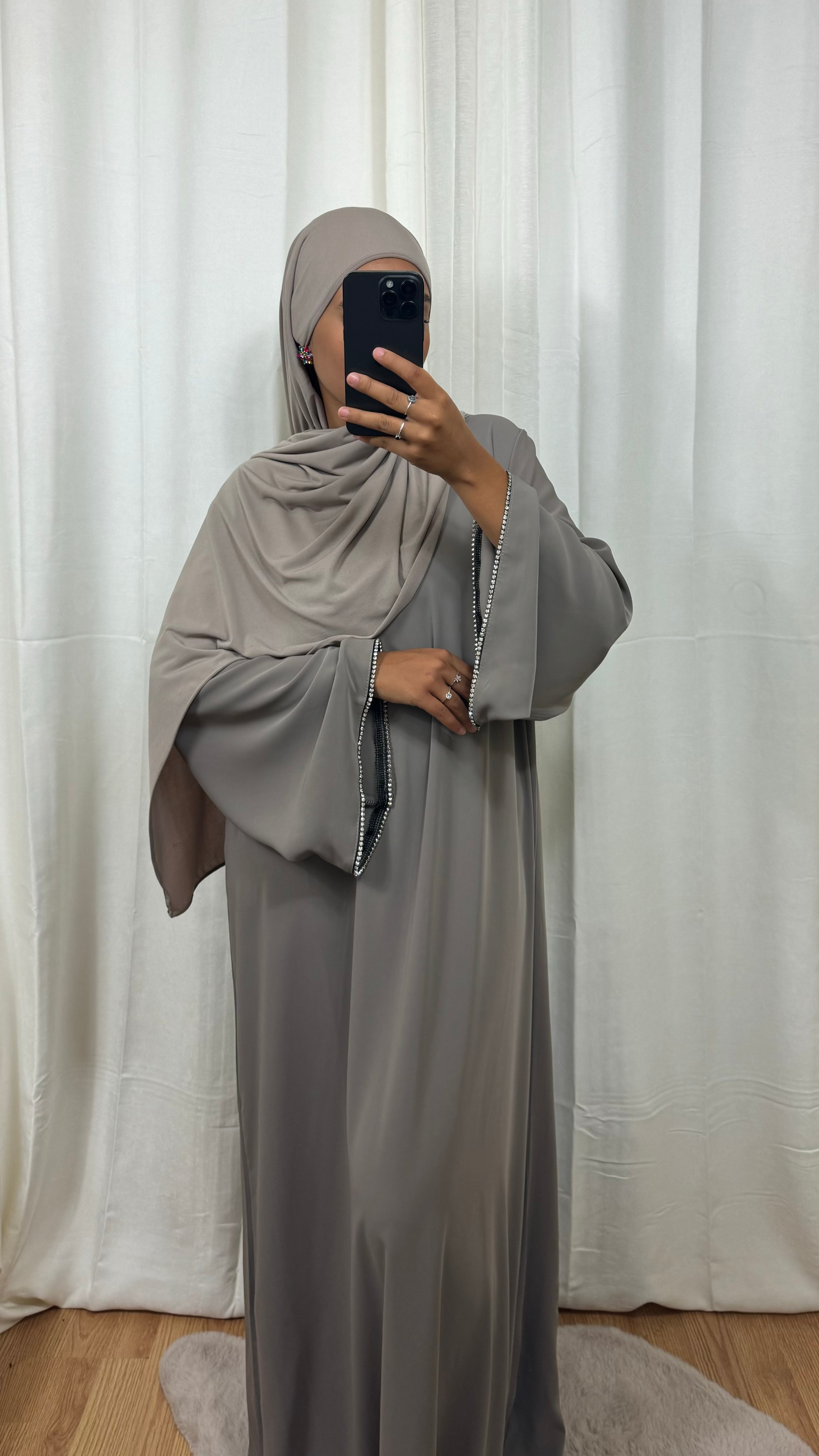 ABAYA SOLÉA - TAUPE