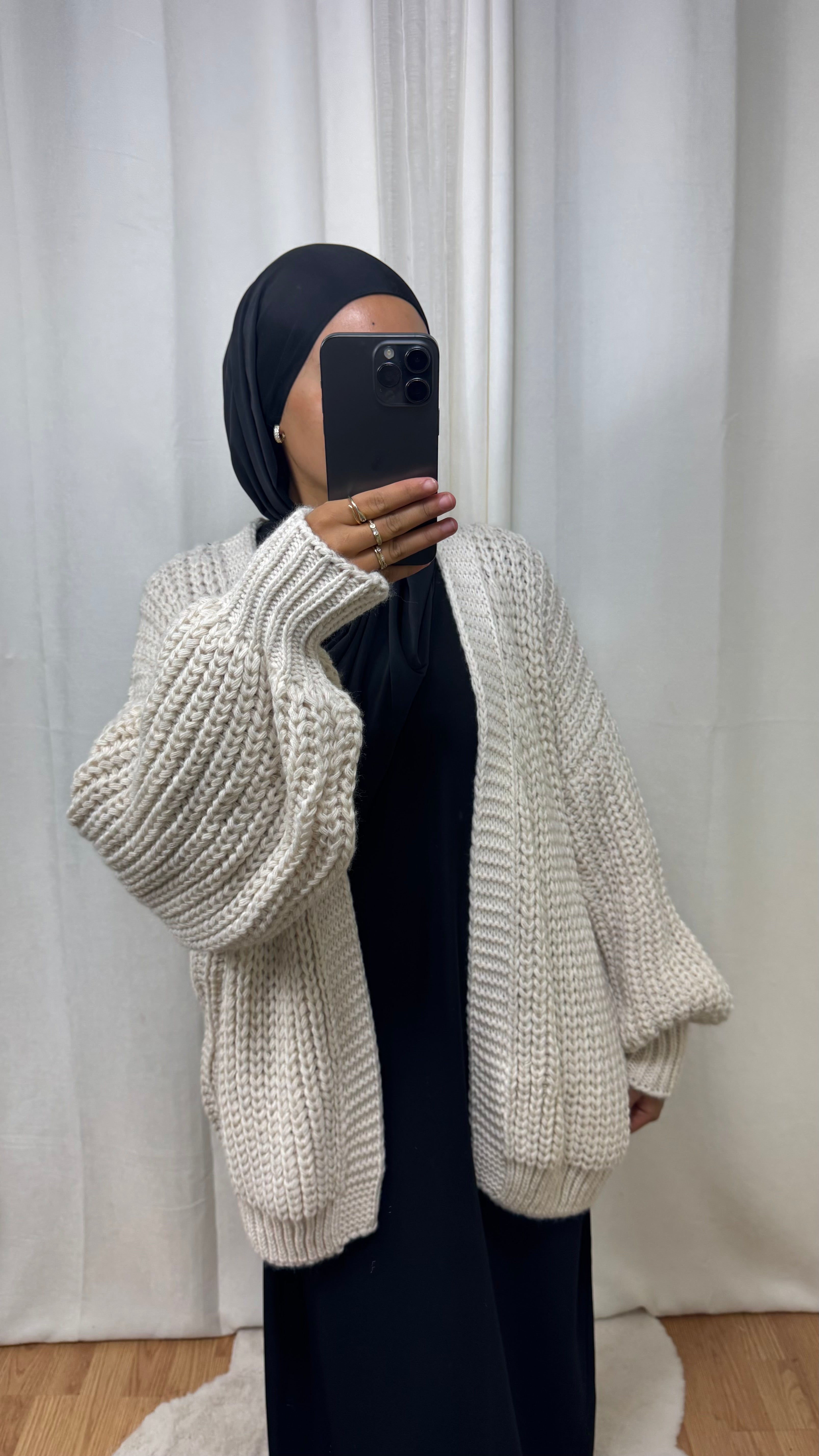 GILET MAILLE - BEIGE