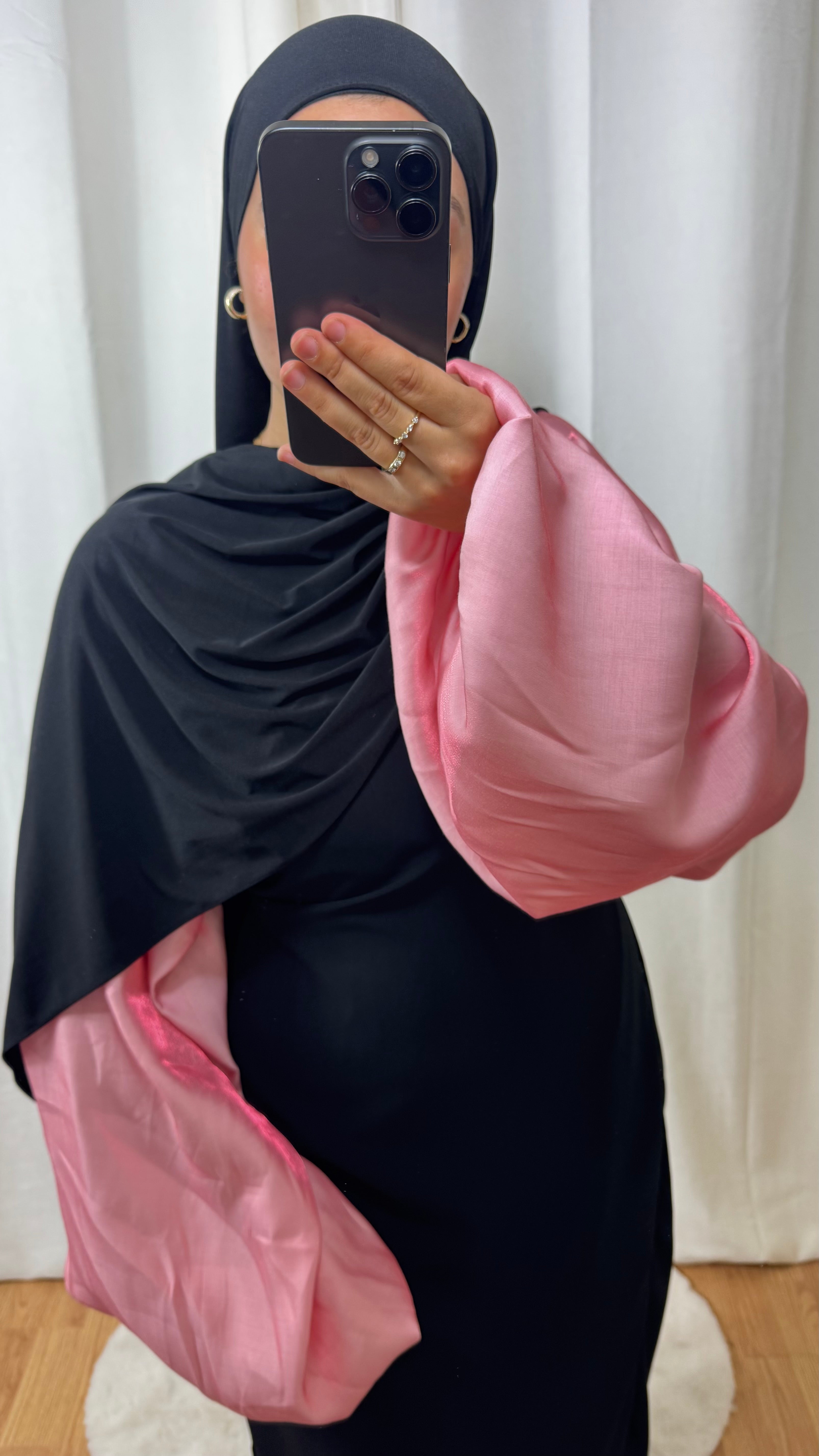 CRÉATION CACHE COEUR NIHAL - ROSE NOIR