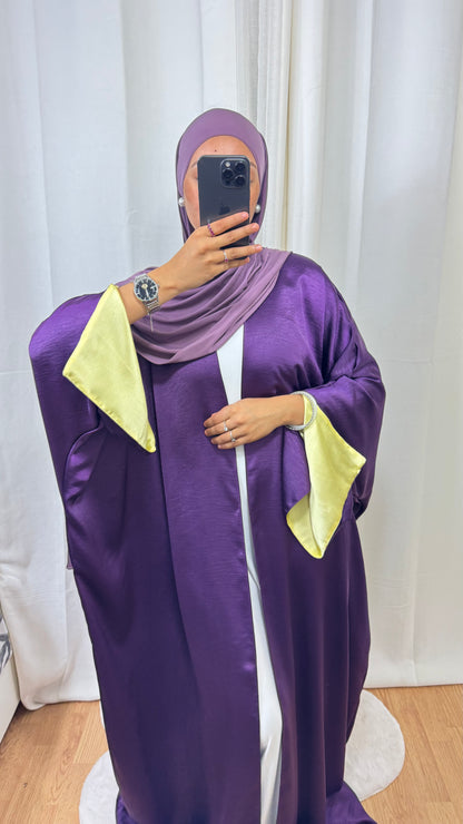 KIMONO CRÉATION ROZENN - VIOLET JAUNE