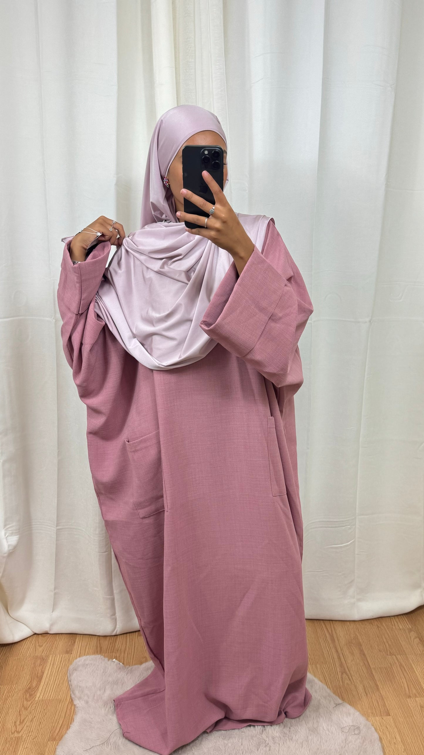 ABAYA AMBRE - ROSE