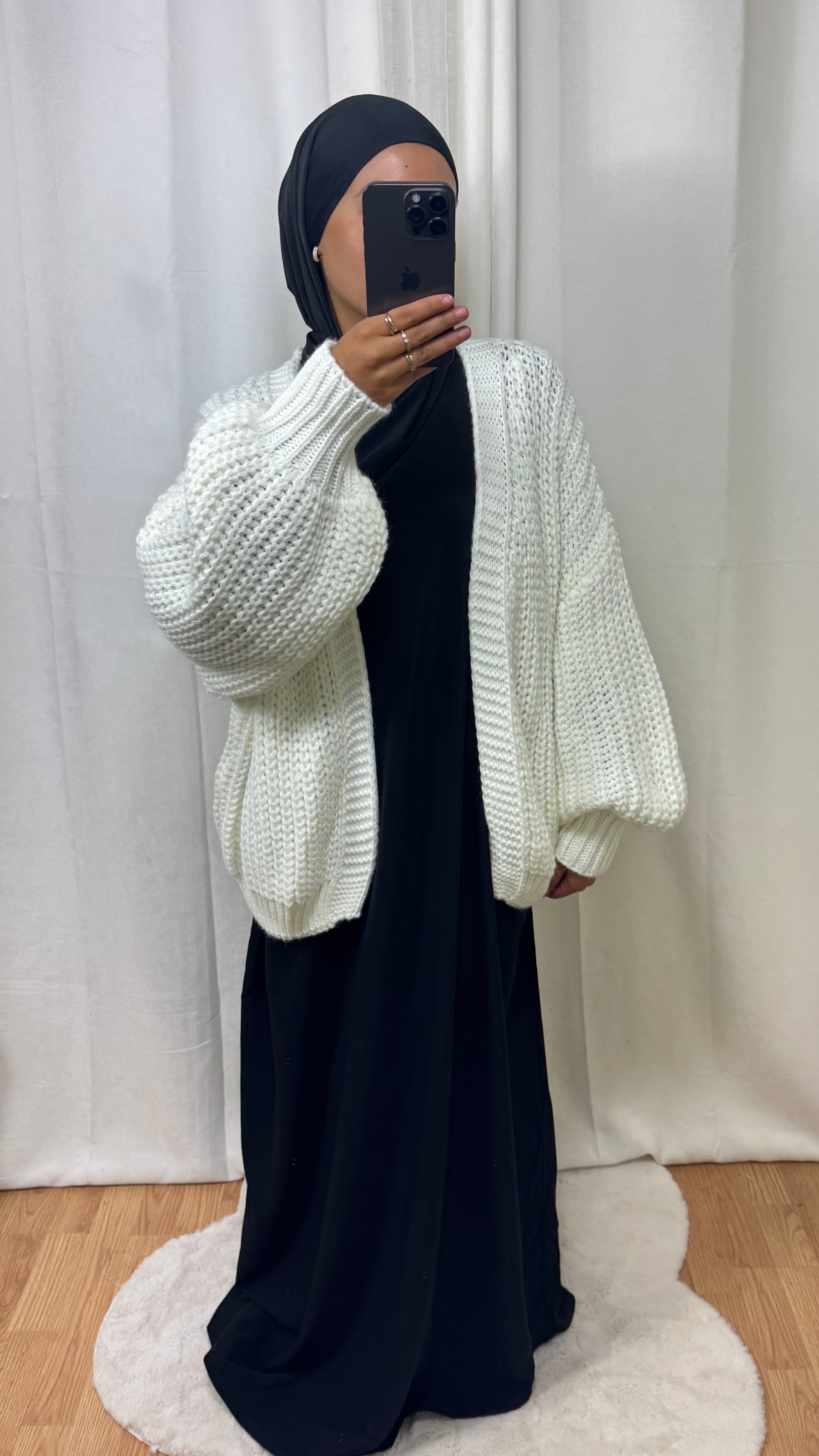 GILET MAILLE - CRÈME