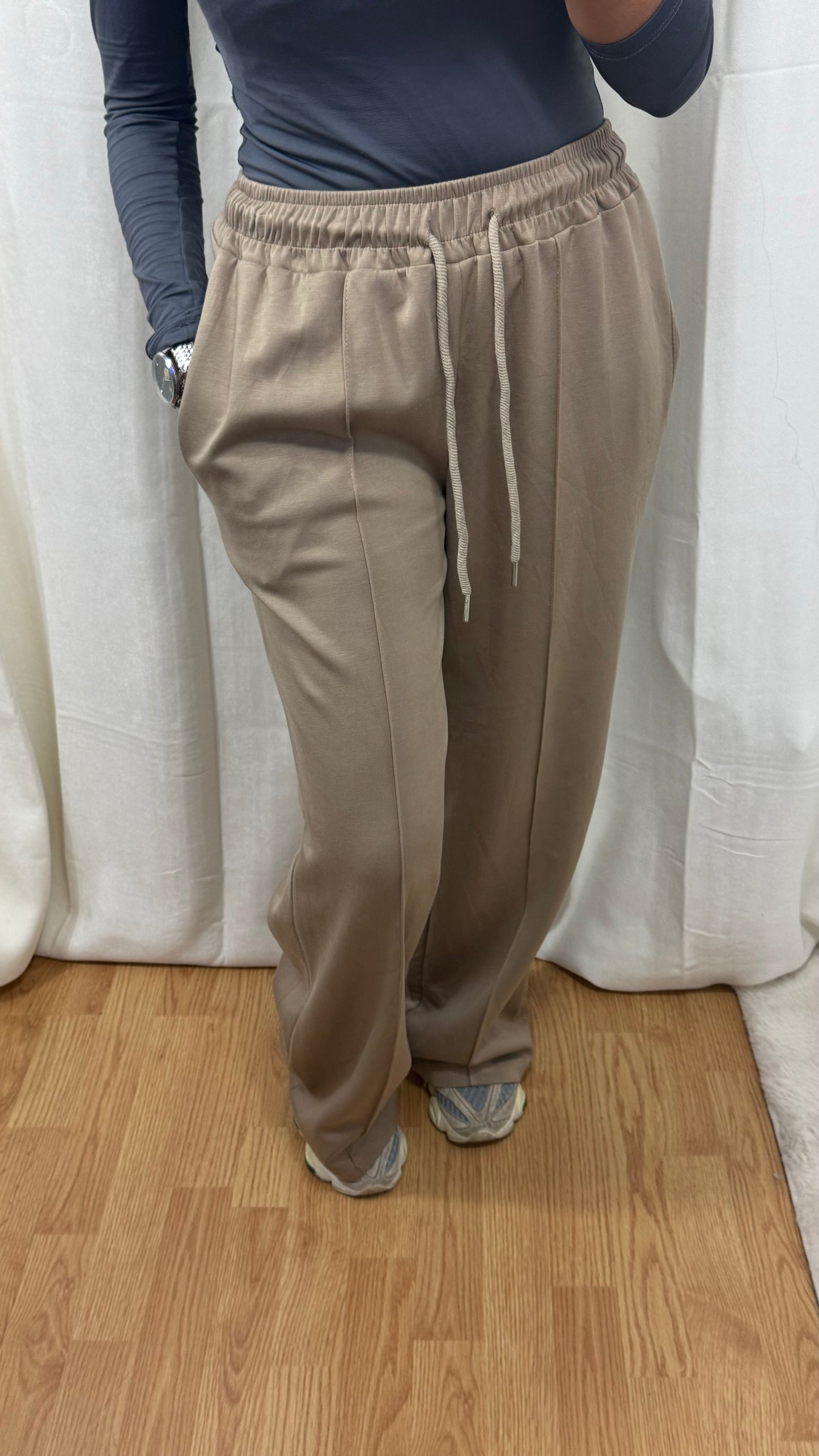 PANTALON BASIC - TAUPE