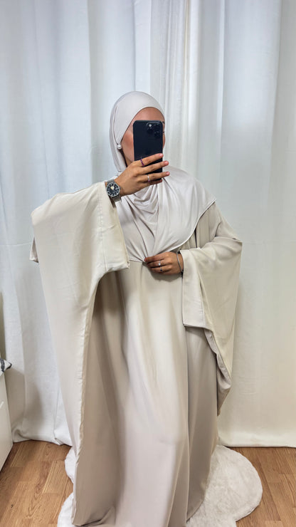ABAYA SAOUDIENNE ELEGANCE - BEIGE
