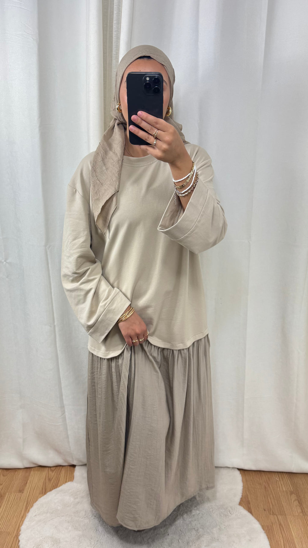 ROBE ARIA - BEIGE