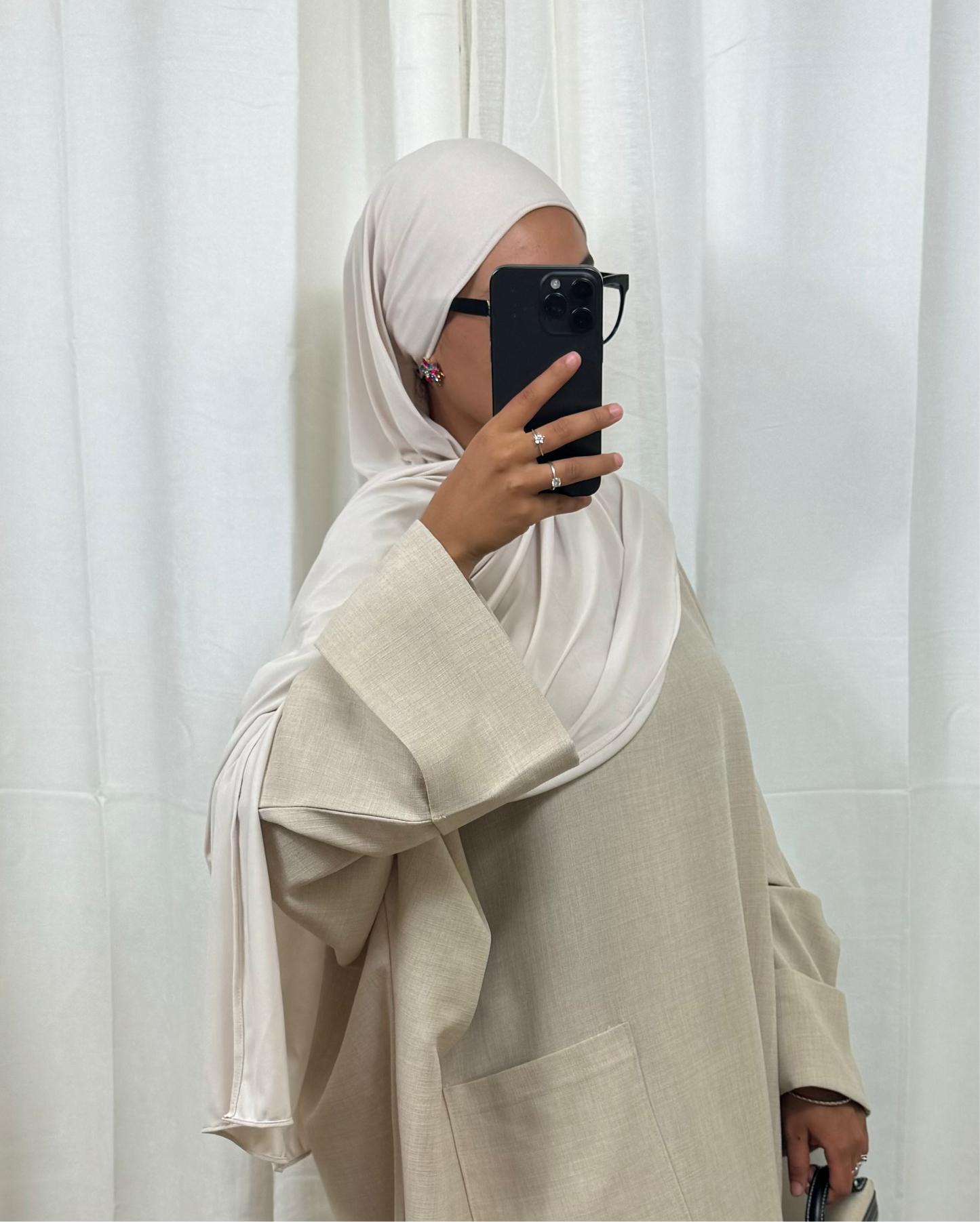 HIJAB JERSEY PREMIUM - BEIGE