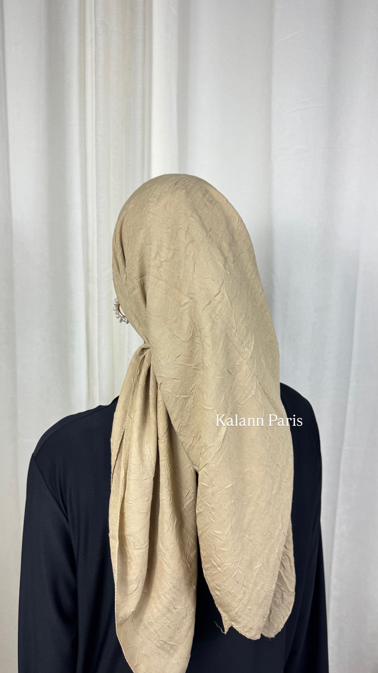 CARRÉ COTON BAMBOO - BEIGE