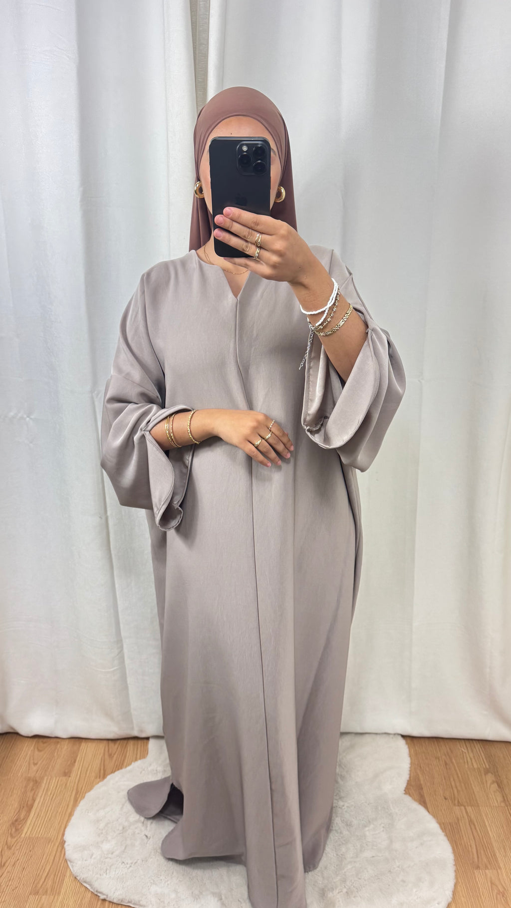 ABAYA DISTINGUÉE - TAUPE