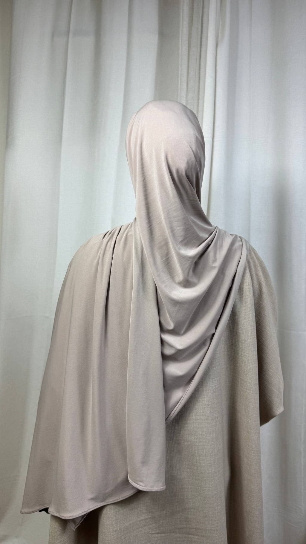 HIJAB JERSEY PREMIUM - BEIGE FONCÉ