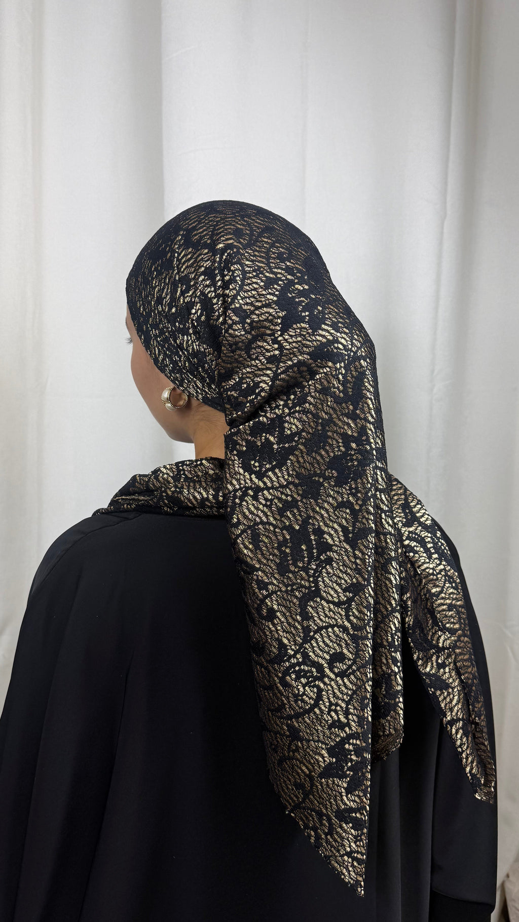 CARRÉ CRÉATION RÉVERSIBLE- DORÉ/NOIR