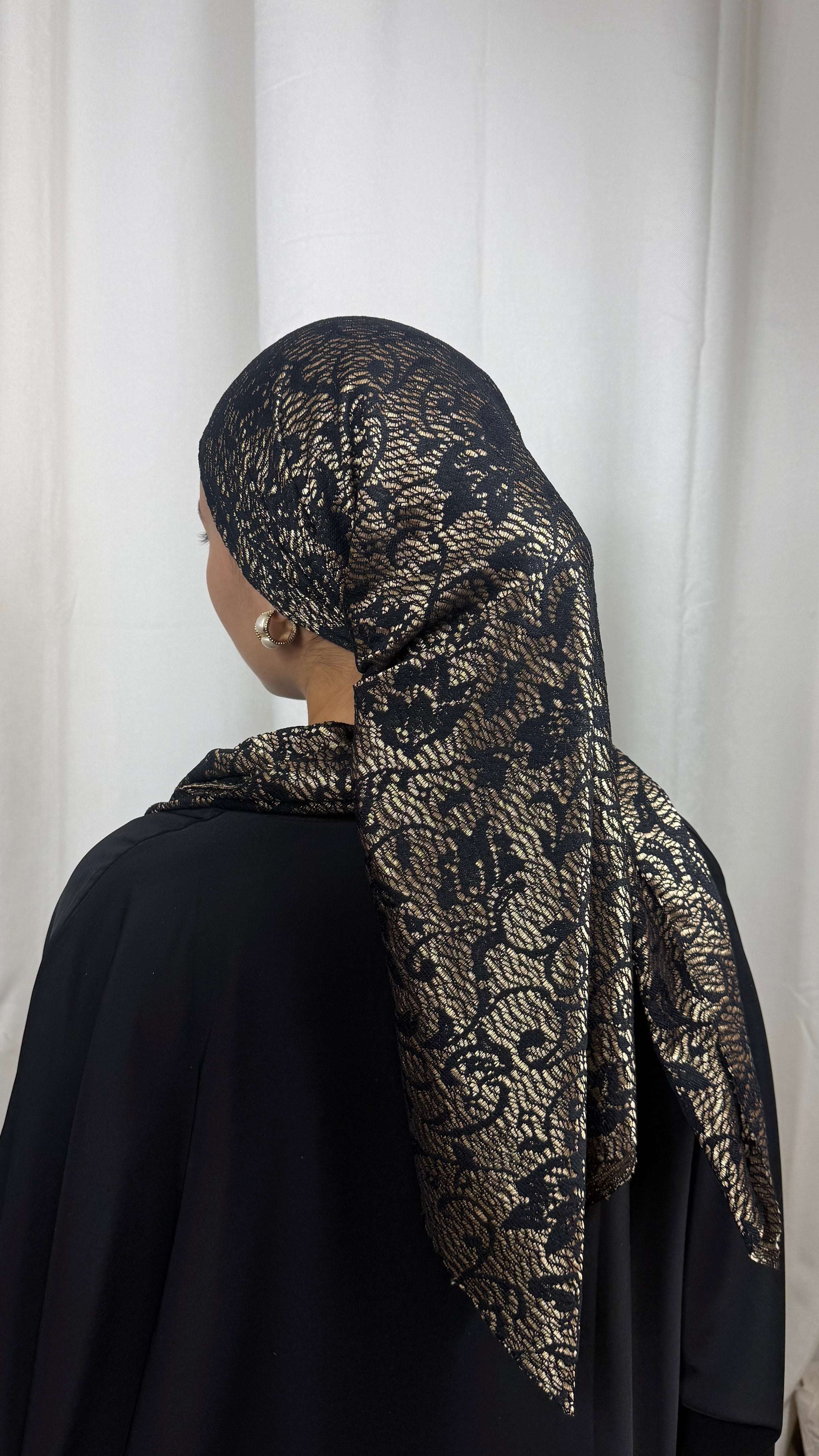 CARRÉ CRÉATION RÉVERSIBLE- DORÉ/NOIR