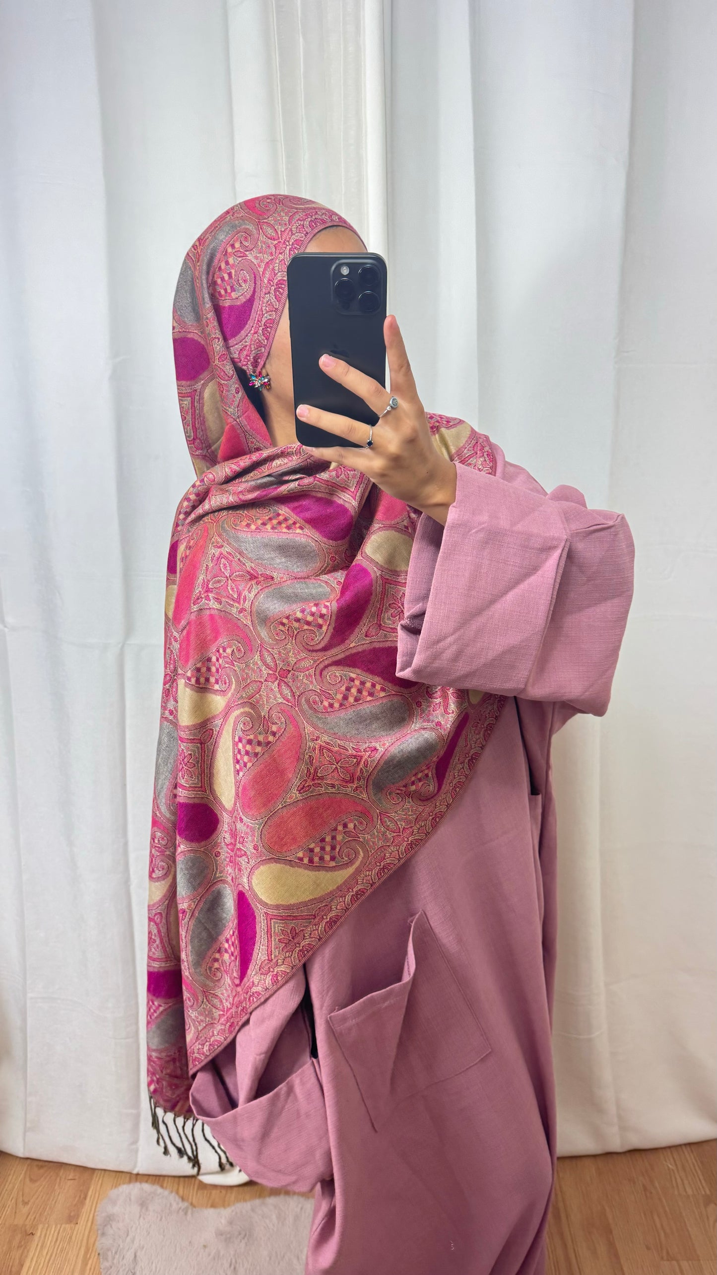 PASHMINA - ZYNAYA - ROSE BEIGE