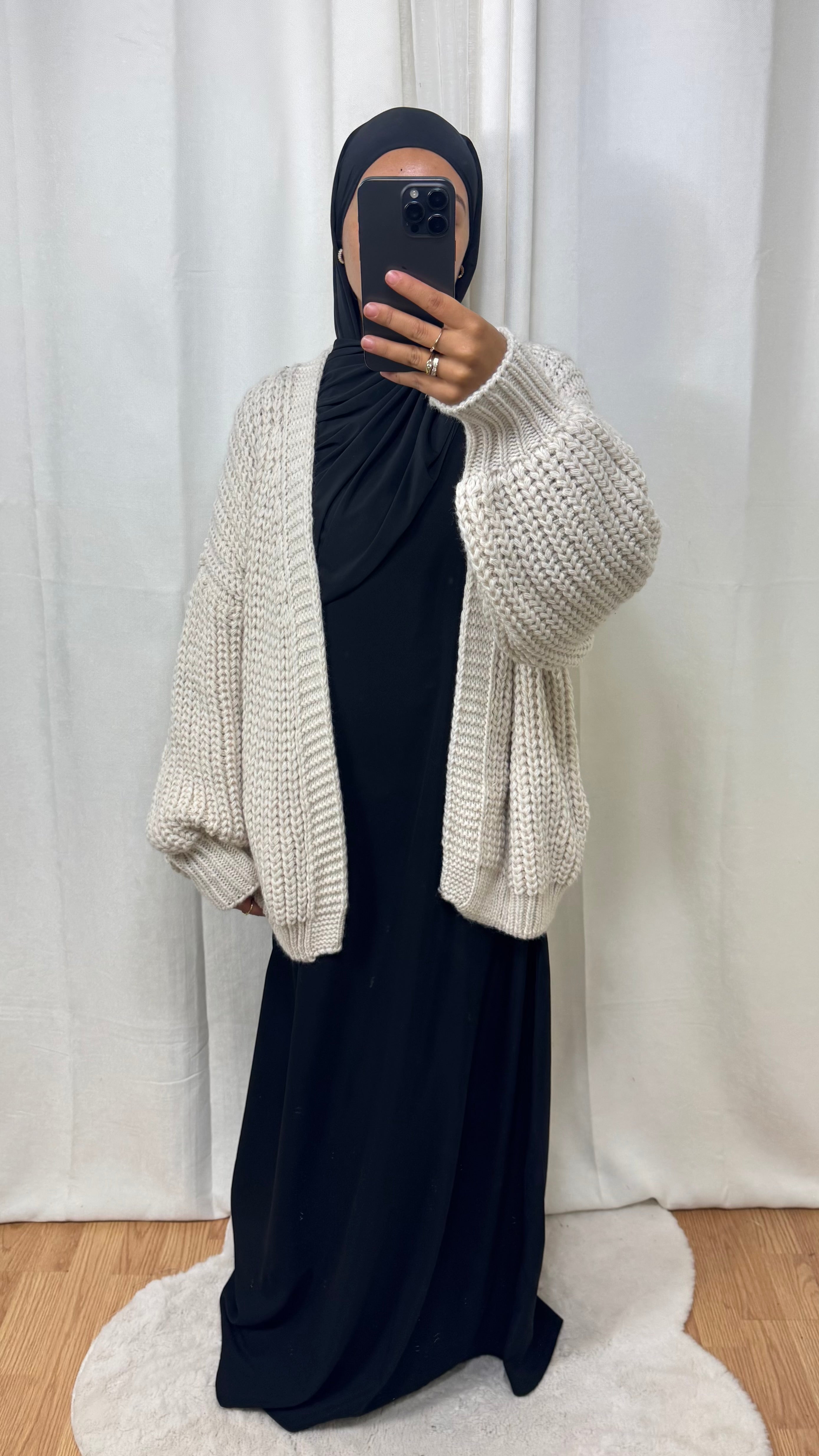 GILET MAILLE - BEIGE