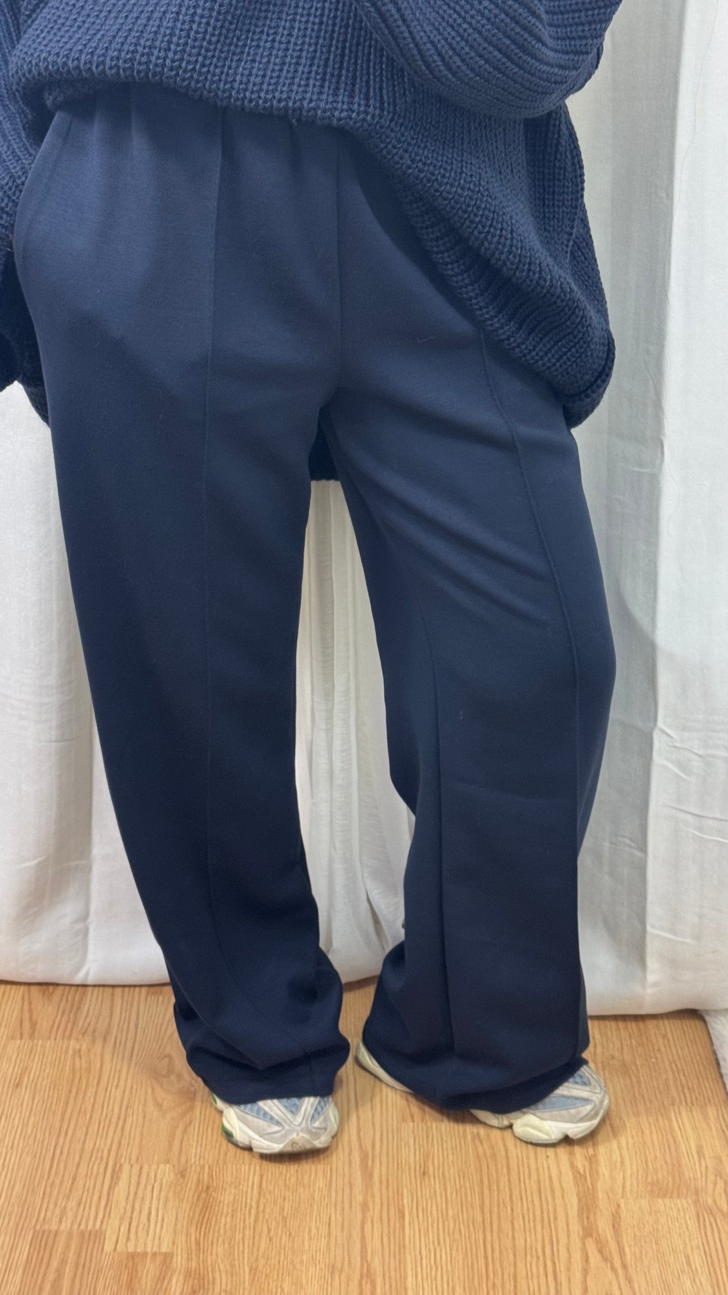 PANTALON BASIC - BLEU MARINE