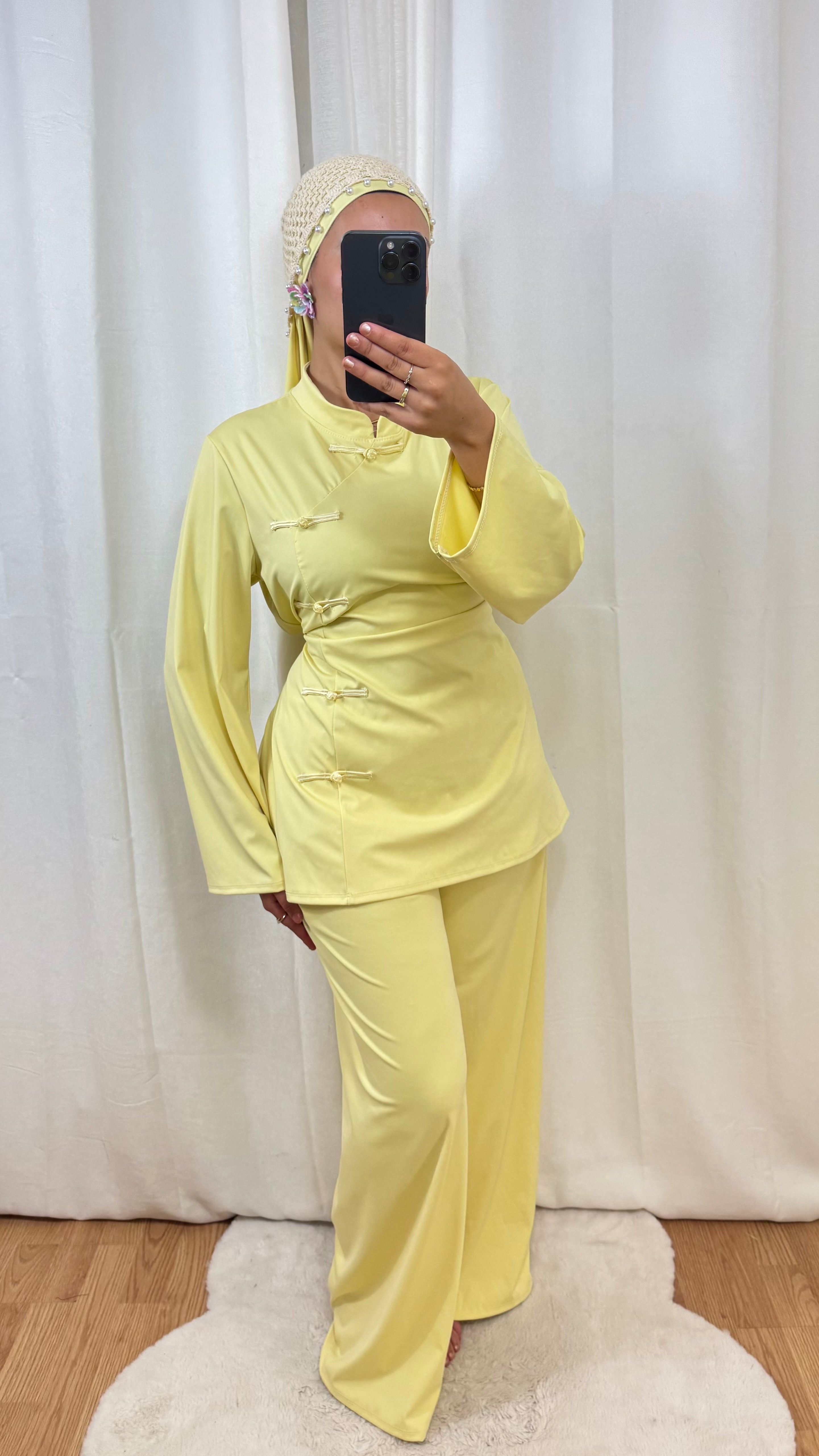 BURKINI SAKURA CINTRÉ - JAUNE