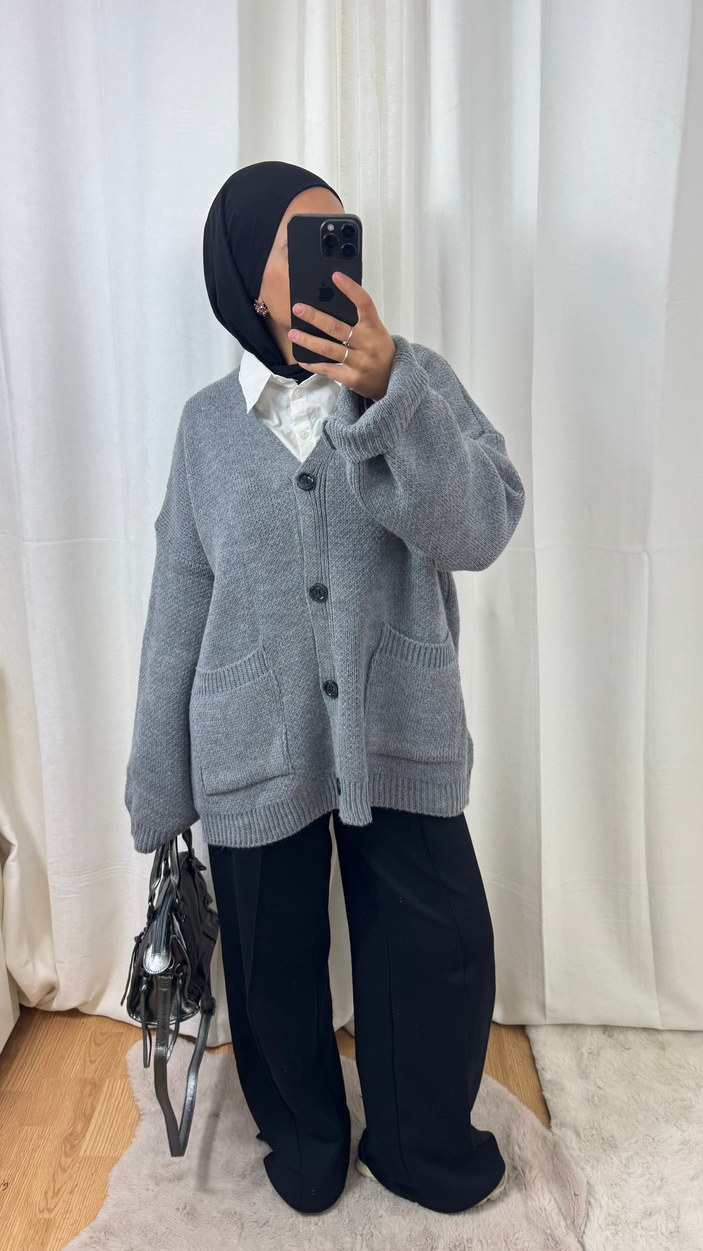 CARDIGAN TANINA - GRIS