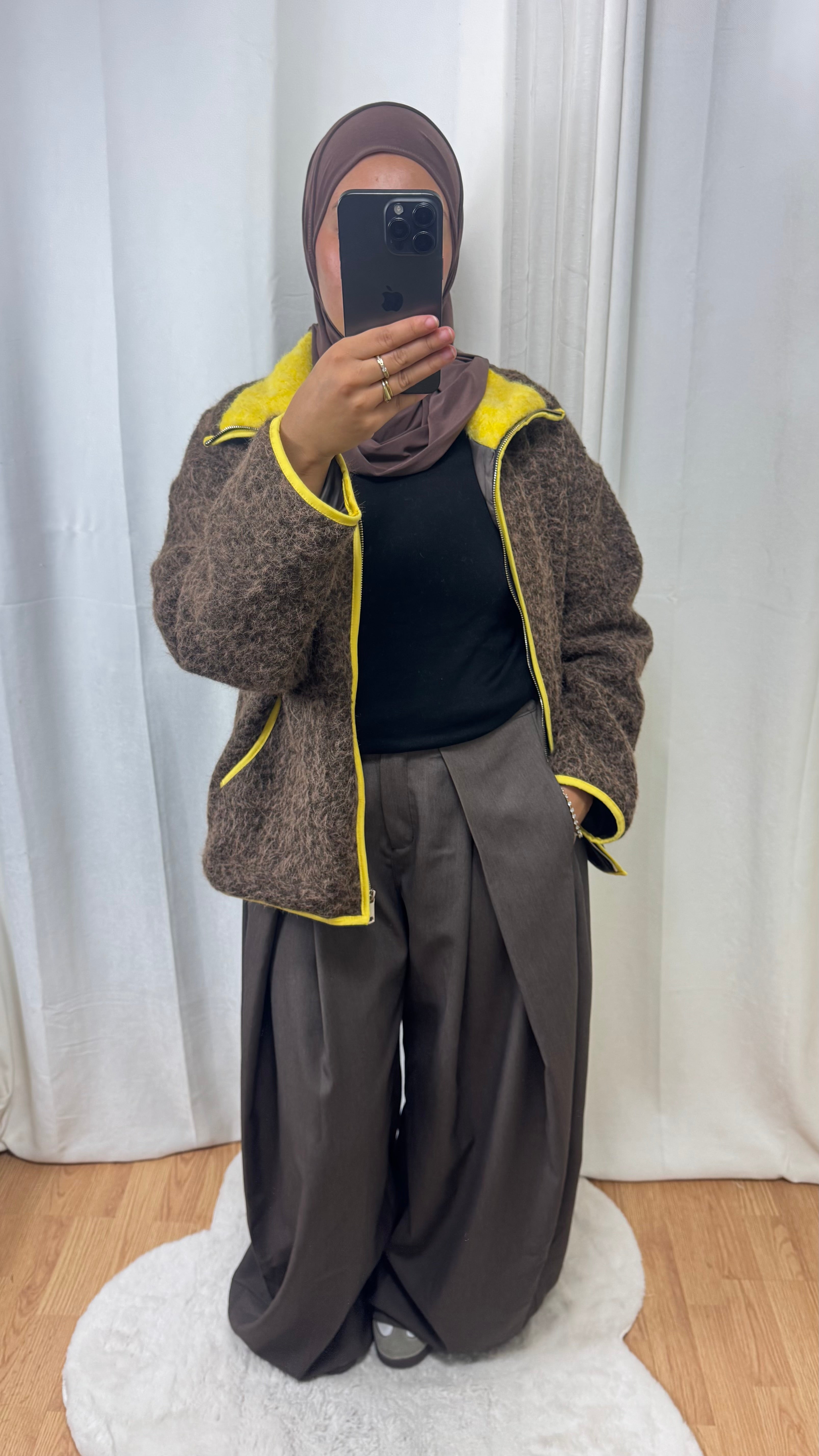 CARDIGAN ZARA - MARRON