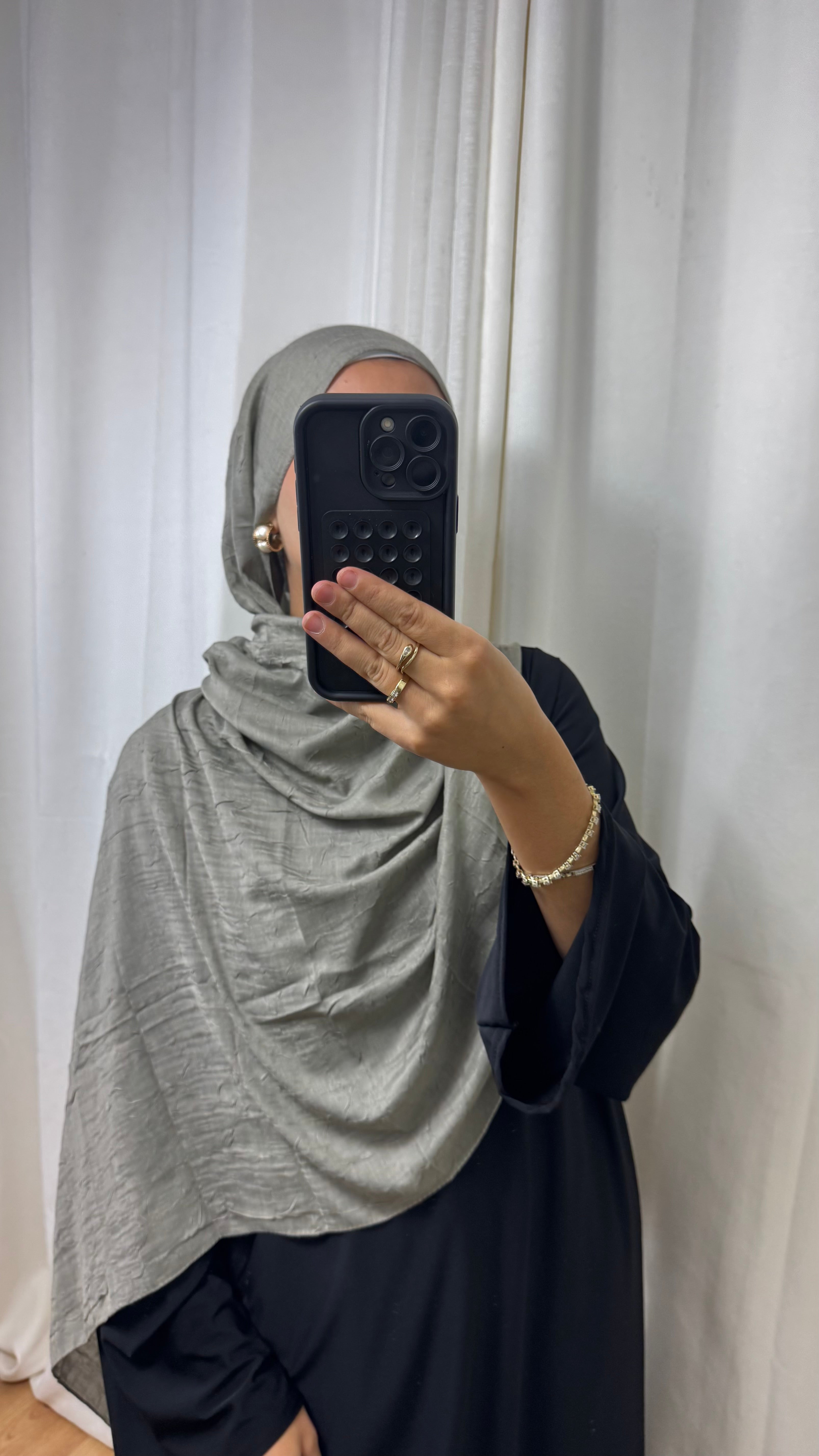 HIJAB COTON BAMBOO - KAKI CLAIR