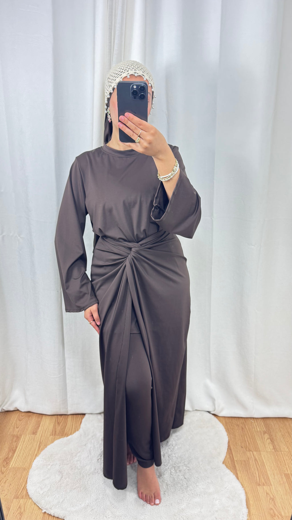 BURKINI 4 PIÈCES JUPE À NOUER