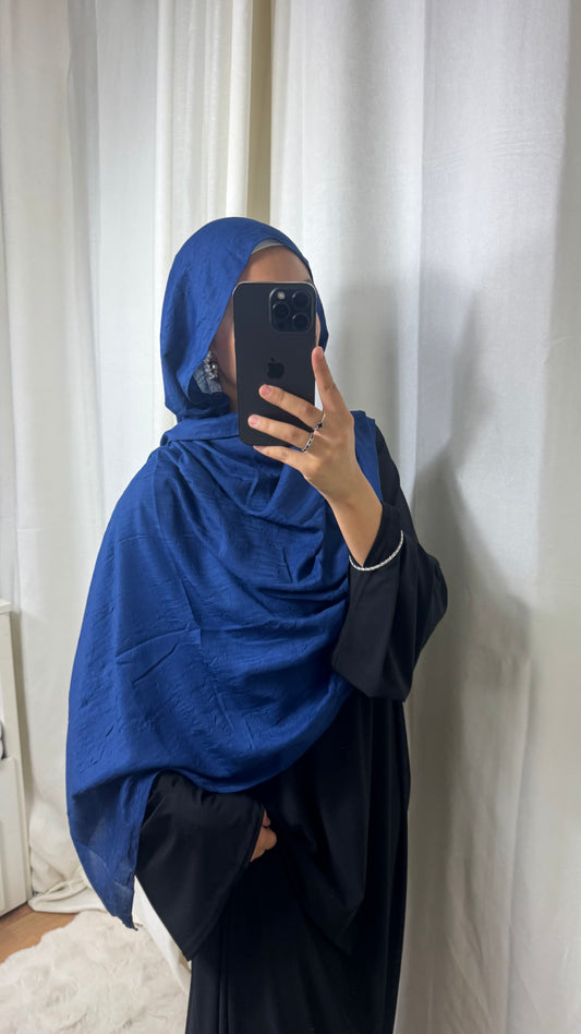 HIJAB COTON BAMBOO - BLEU MARINE