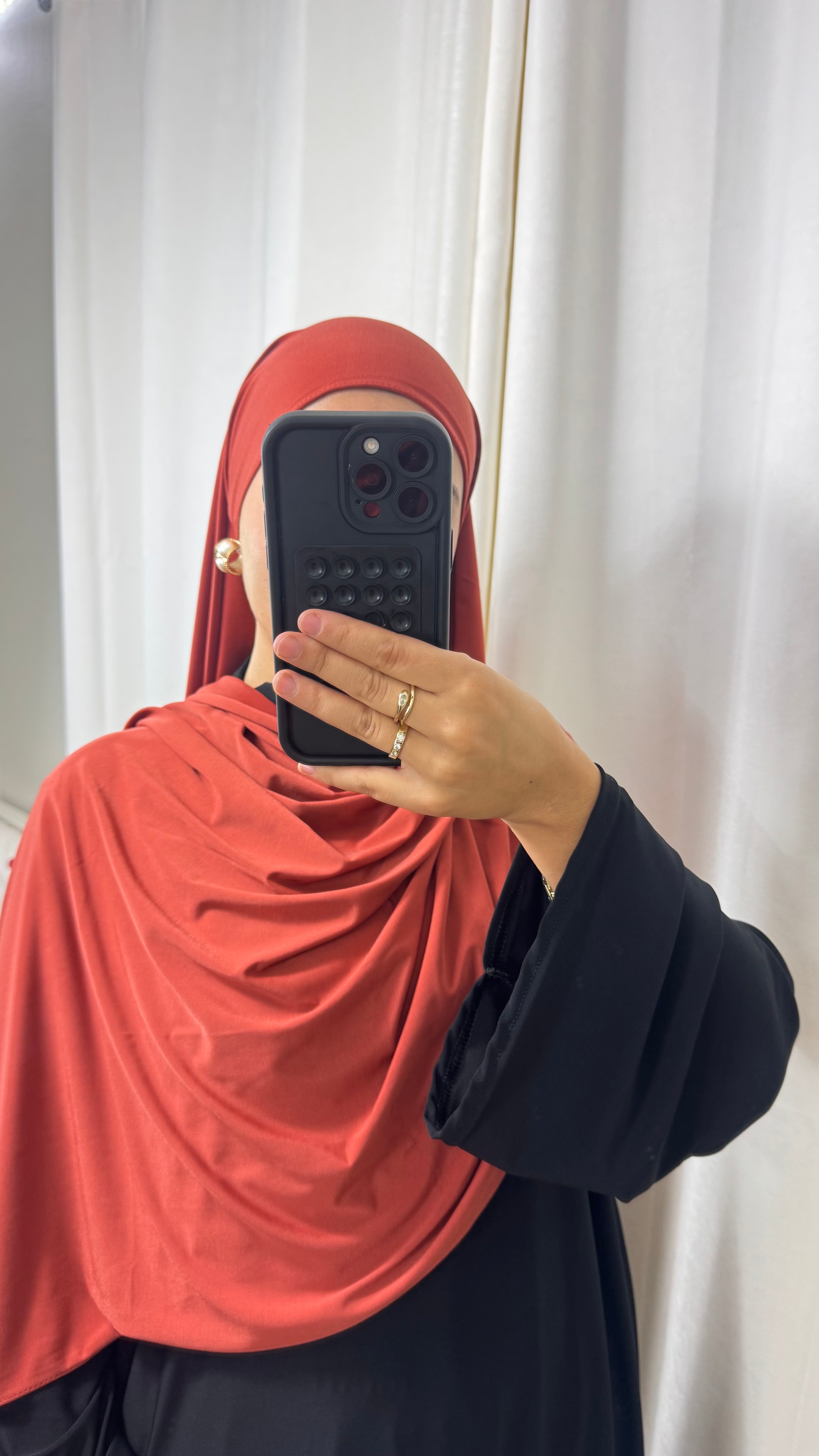HIJAB JERSEY PREMIUM - TERRACOTA