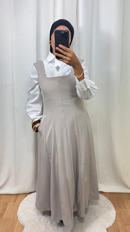 ROBE EMMA - TAUPE