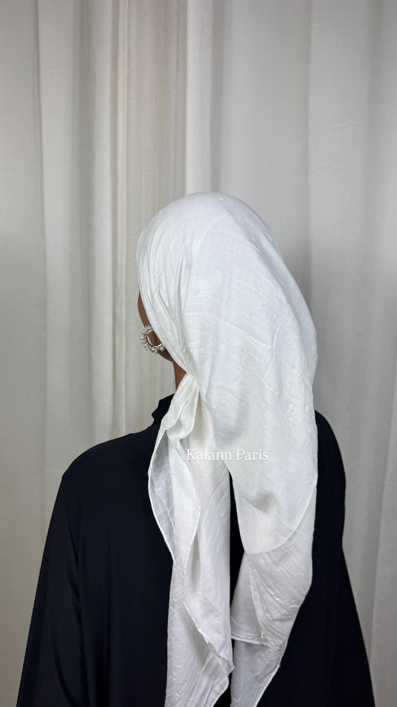 CARRÉ COTON BAMBOO - CRÈME