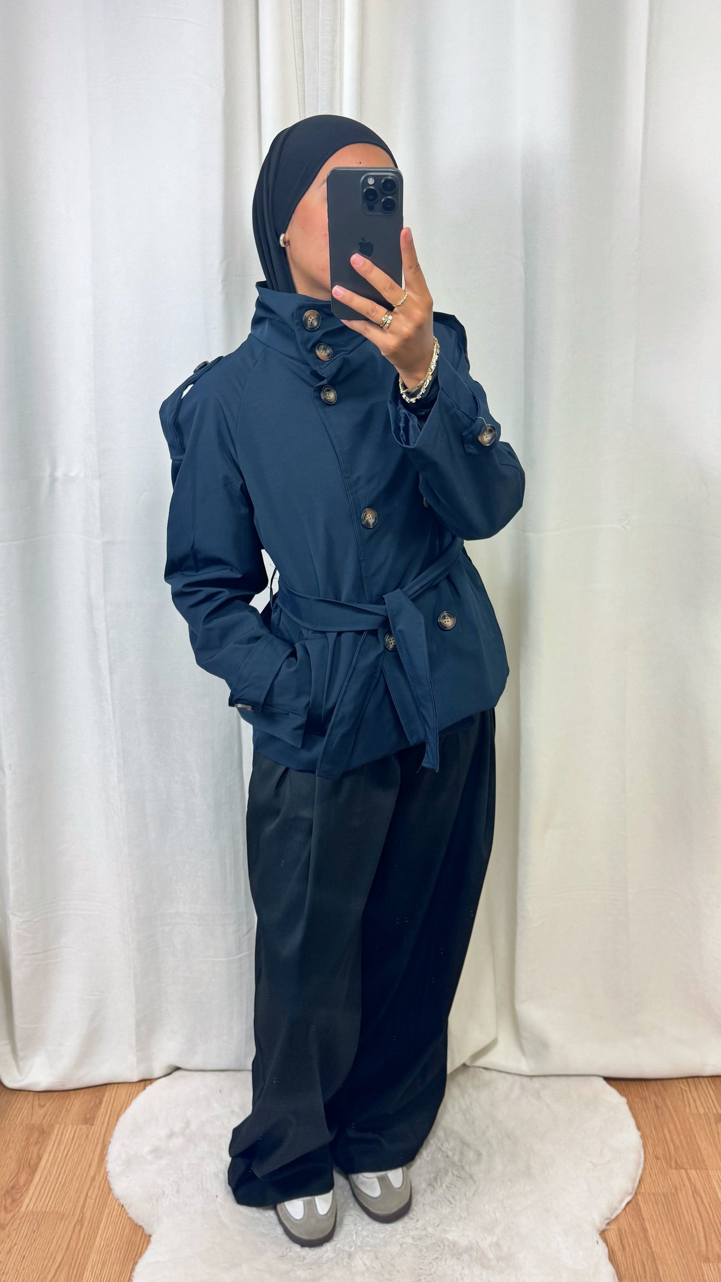 TRENCH COURT - BLEU MARINE
