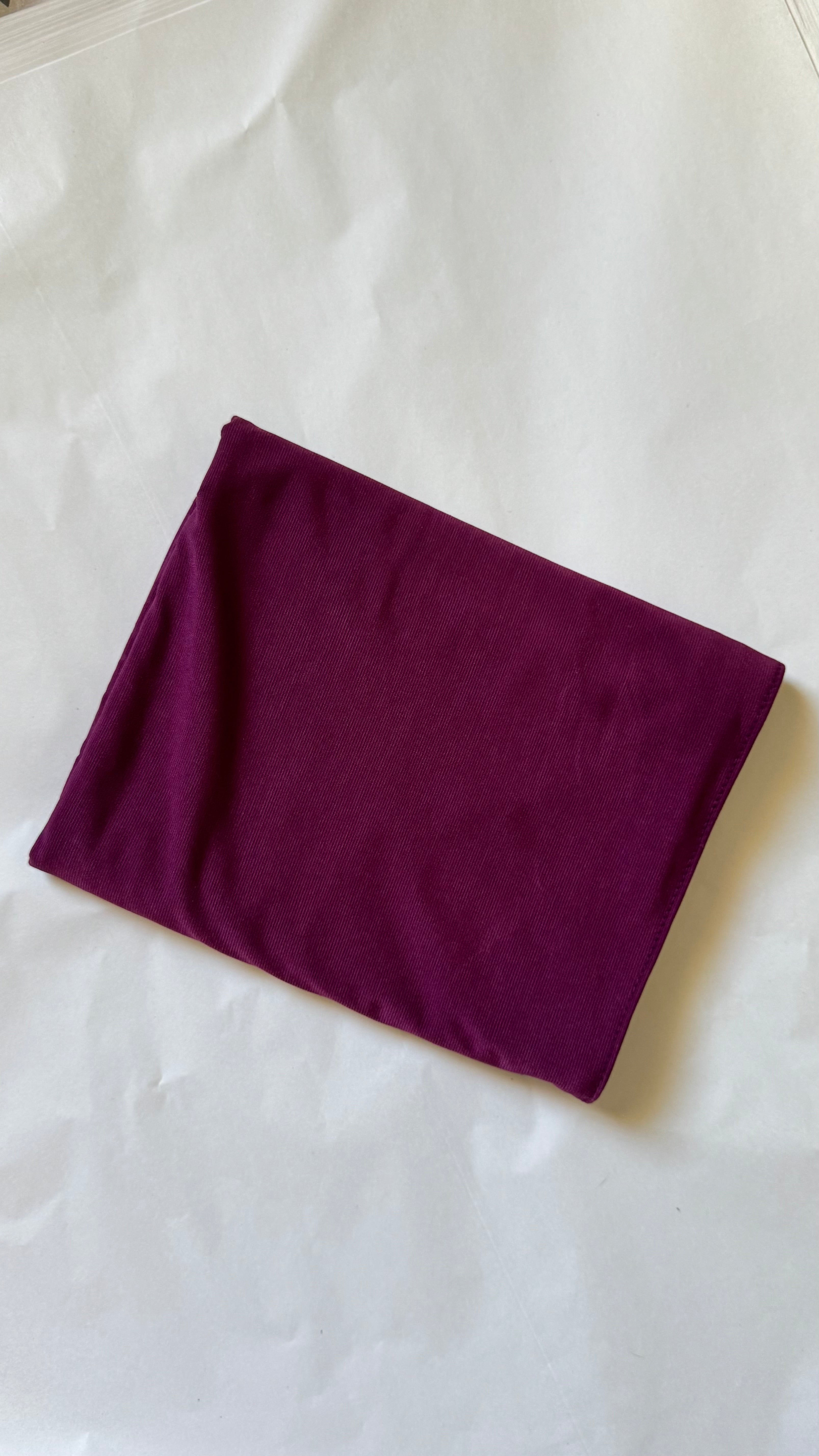 HIJAB JERSEY PREMIUM - PRUNE
