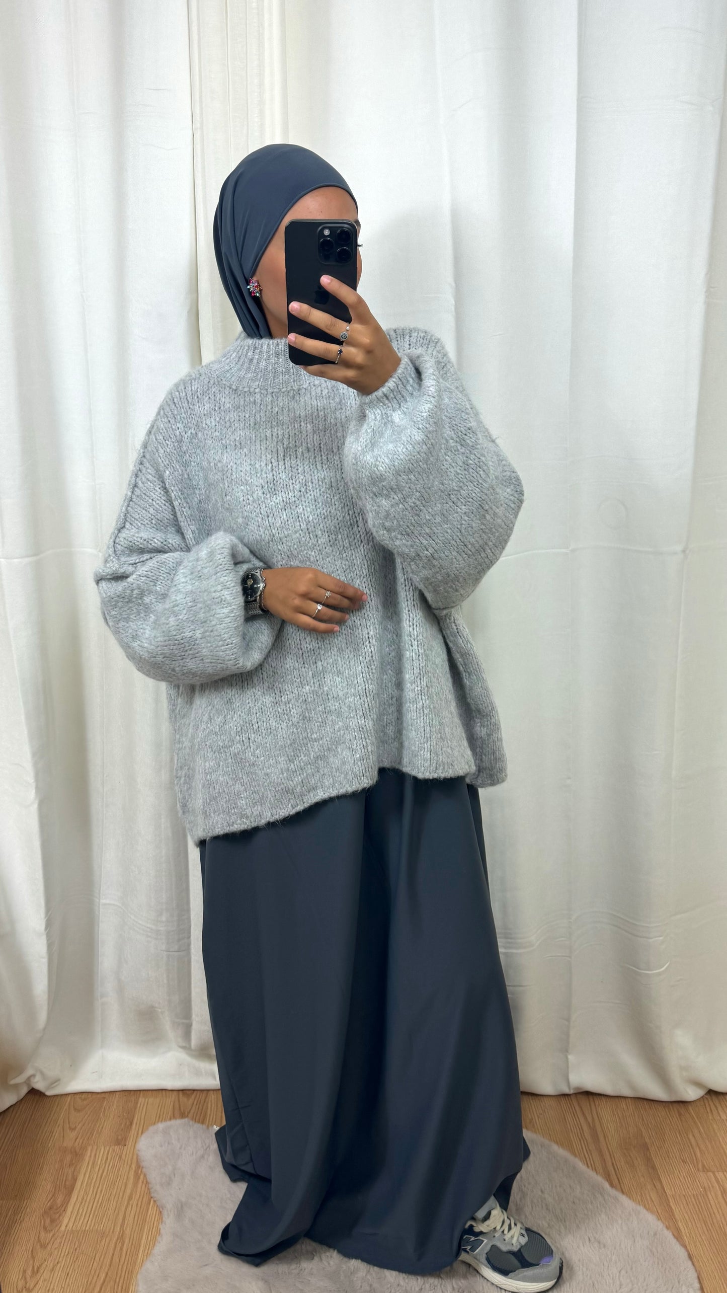 PULL LOLA - GRIS CLAIR