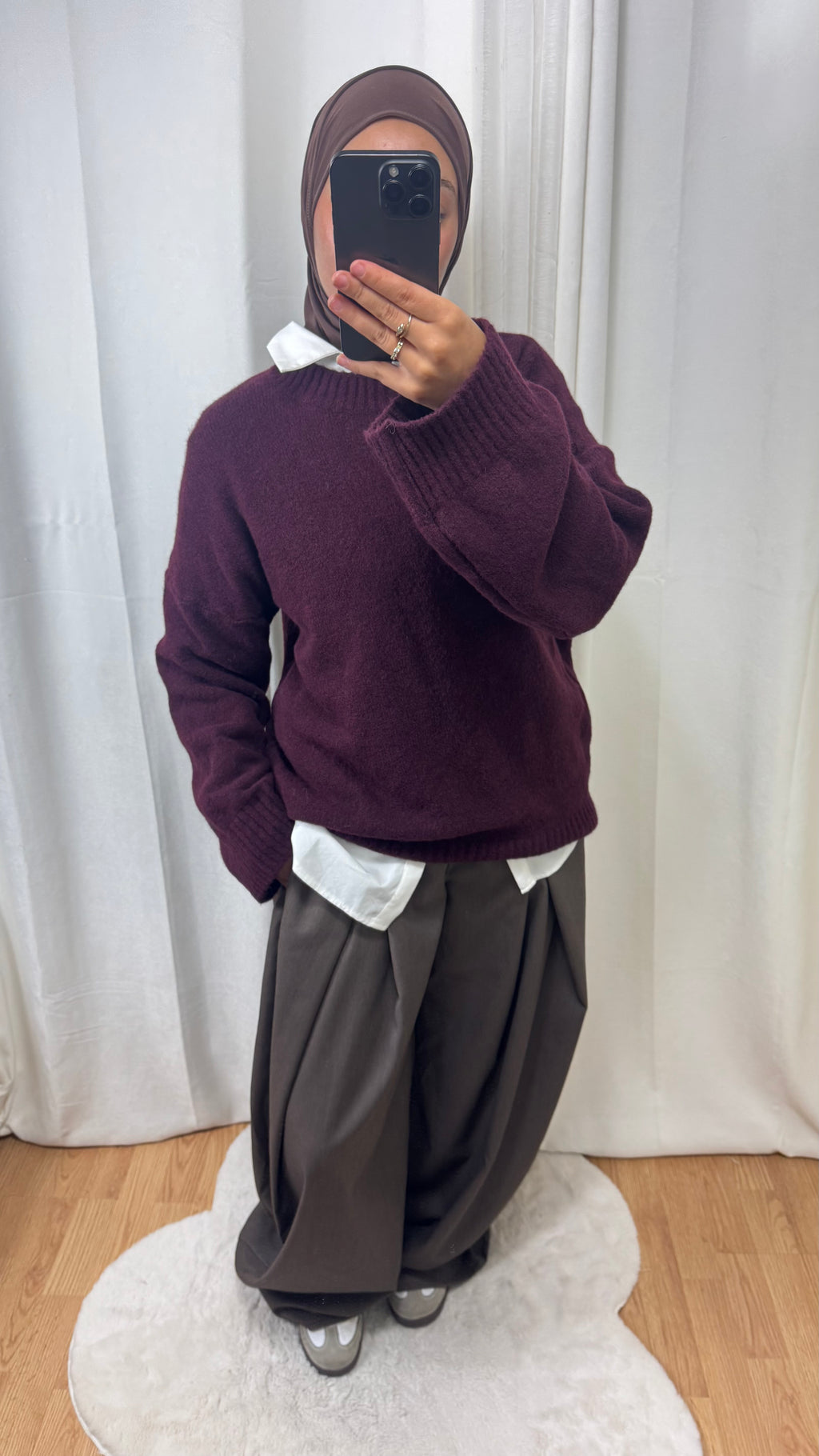 PULL CACHEMIRE - CHERRY