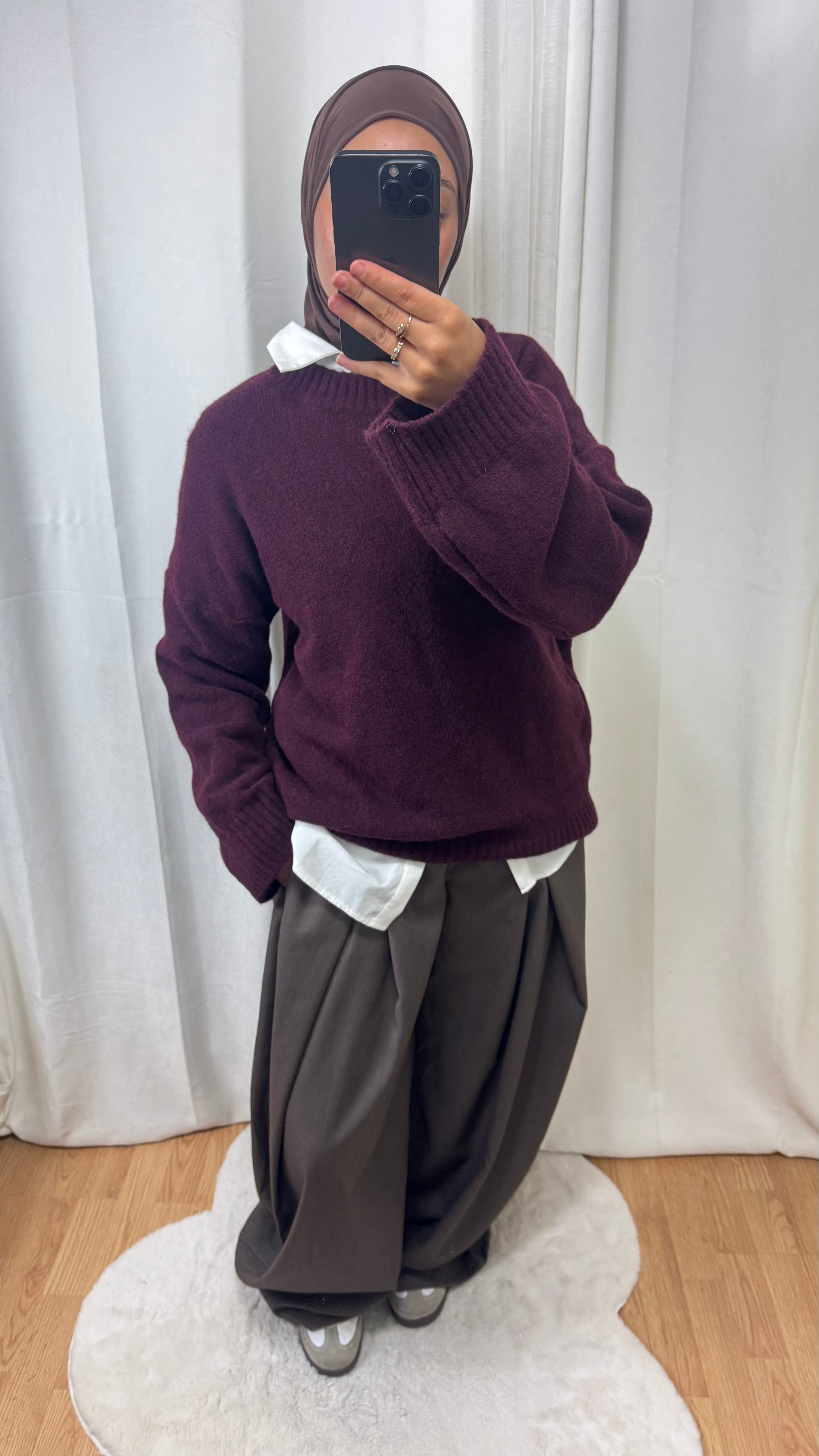 PULL CACHEMIRE - CHERRY