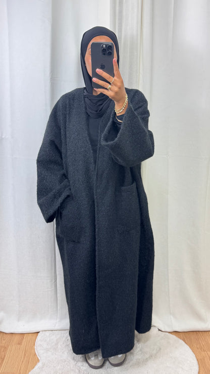 MANTEAU ANNAËL - NOIR