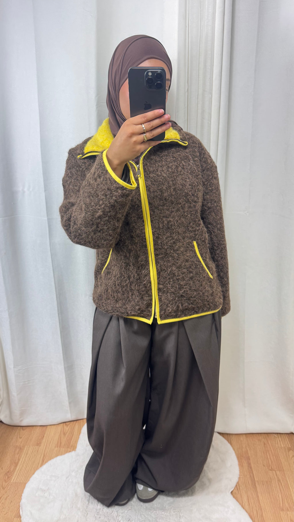 CARDIGAN ZARA - MARRON