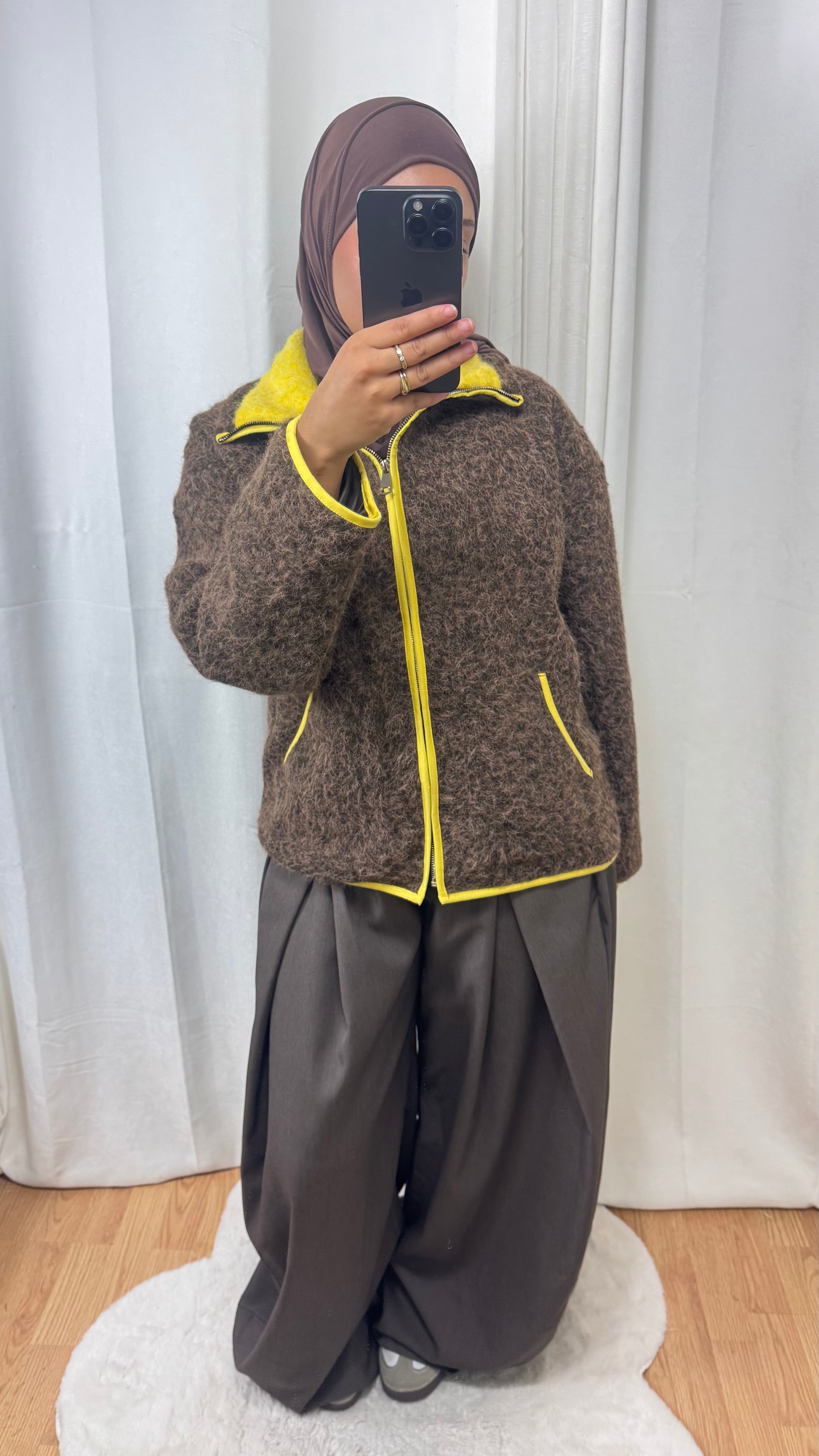 CARDIGAN ZARA - MARRON