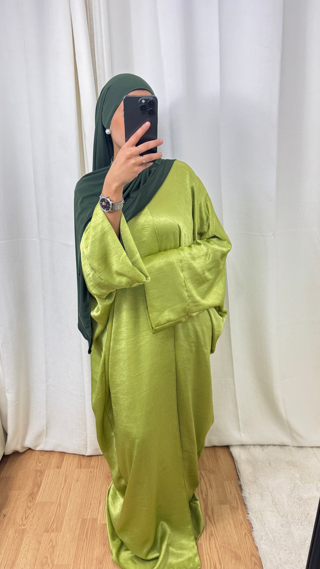 KIMONO MALAK - VERT ANIS