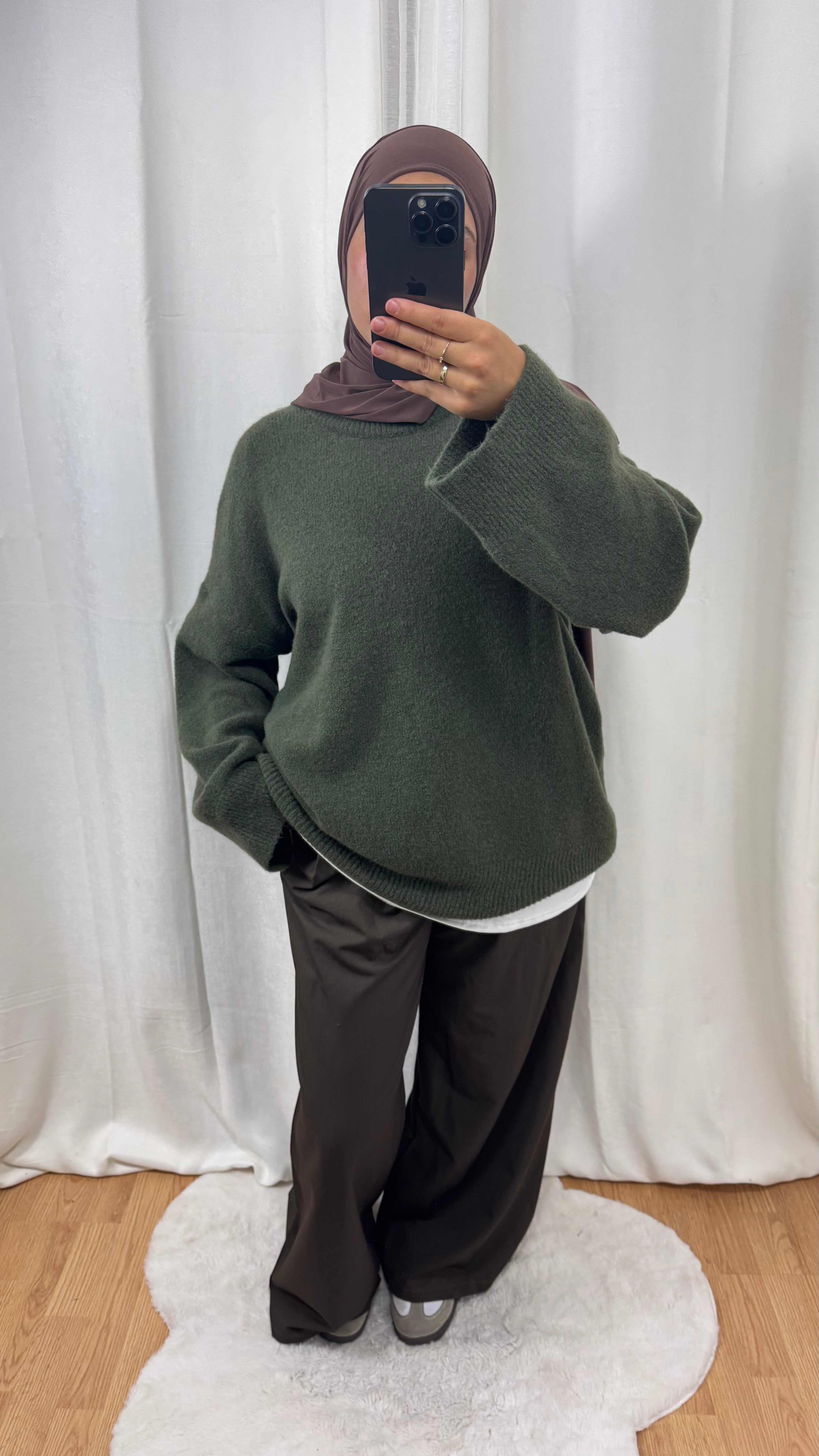 PULL CACHEMIRE - KAKI