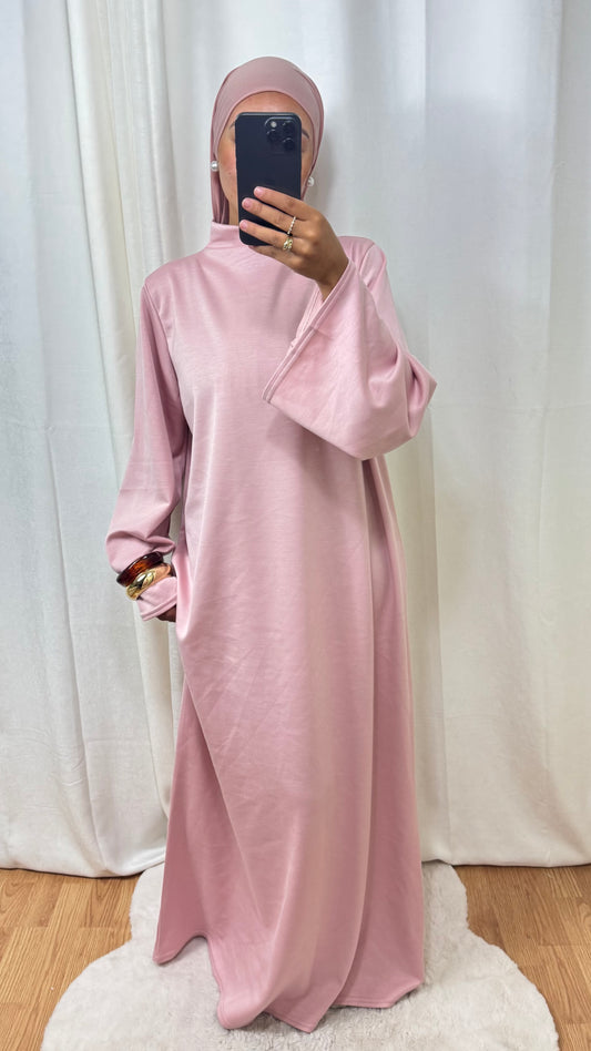 ABAYA HIVER - ROSE