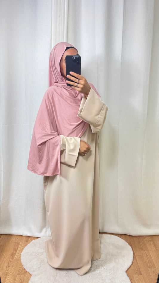 HIJAB JERSEY PREMIUM  - ROSE