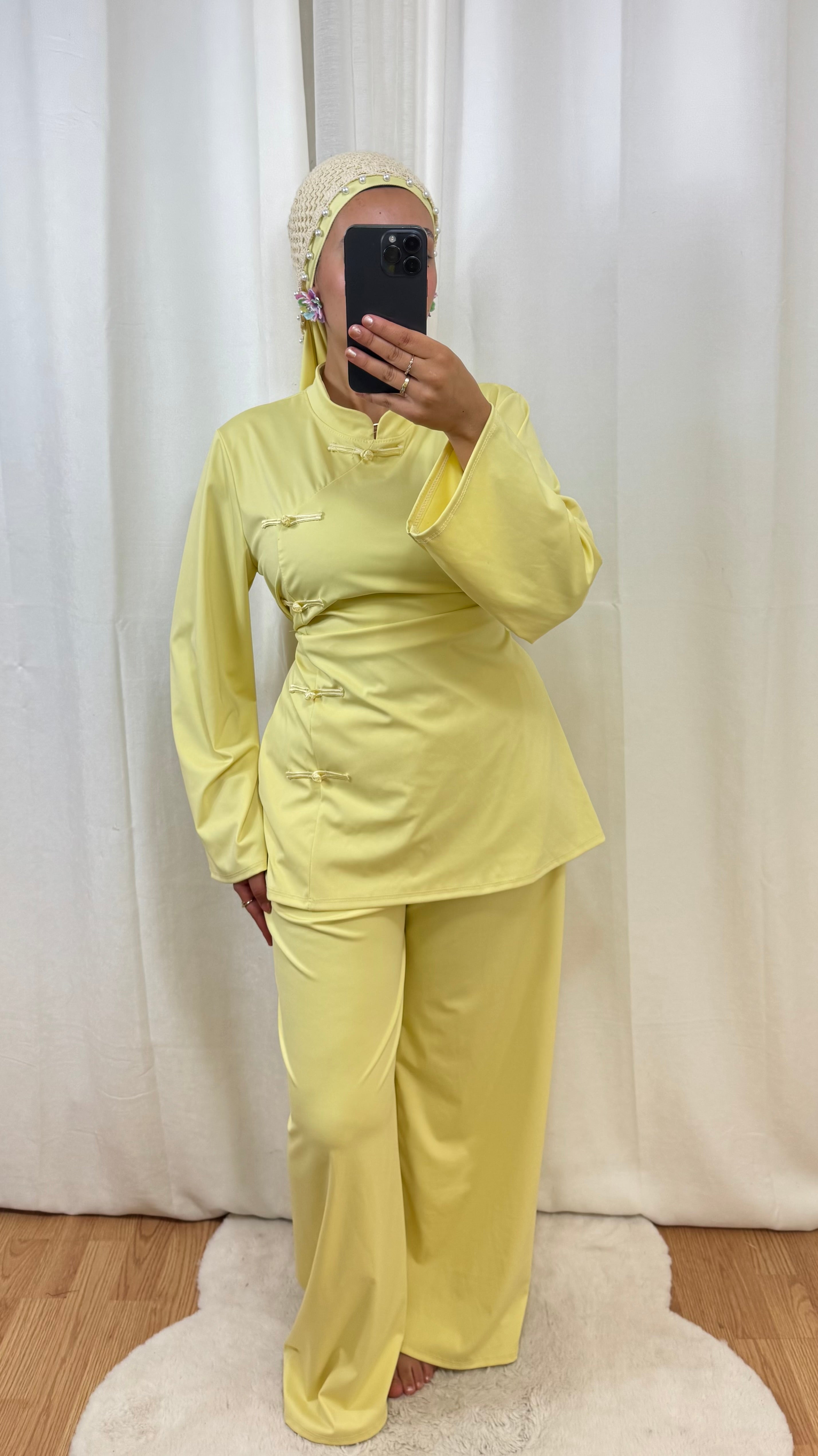 BURKINI SAKURA CINTRÉ - JAUNE