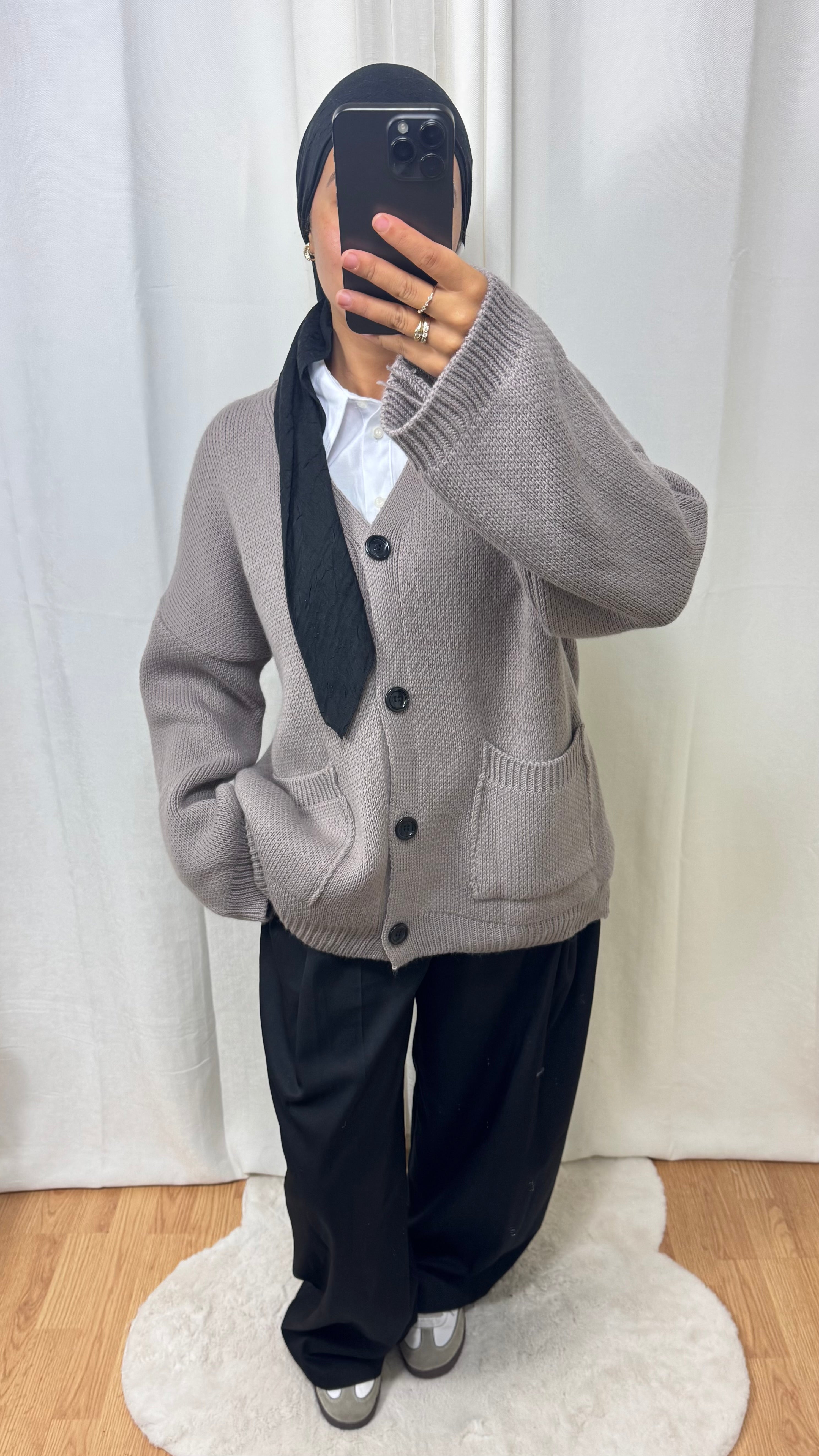 CARDIGAN TANINA - TAUPE