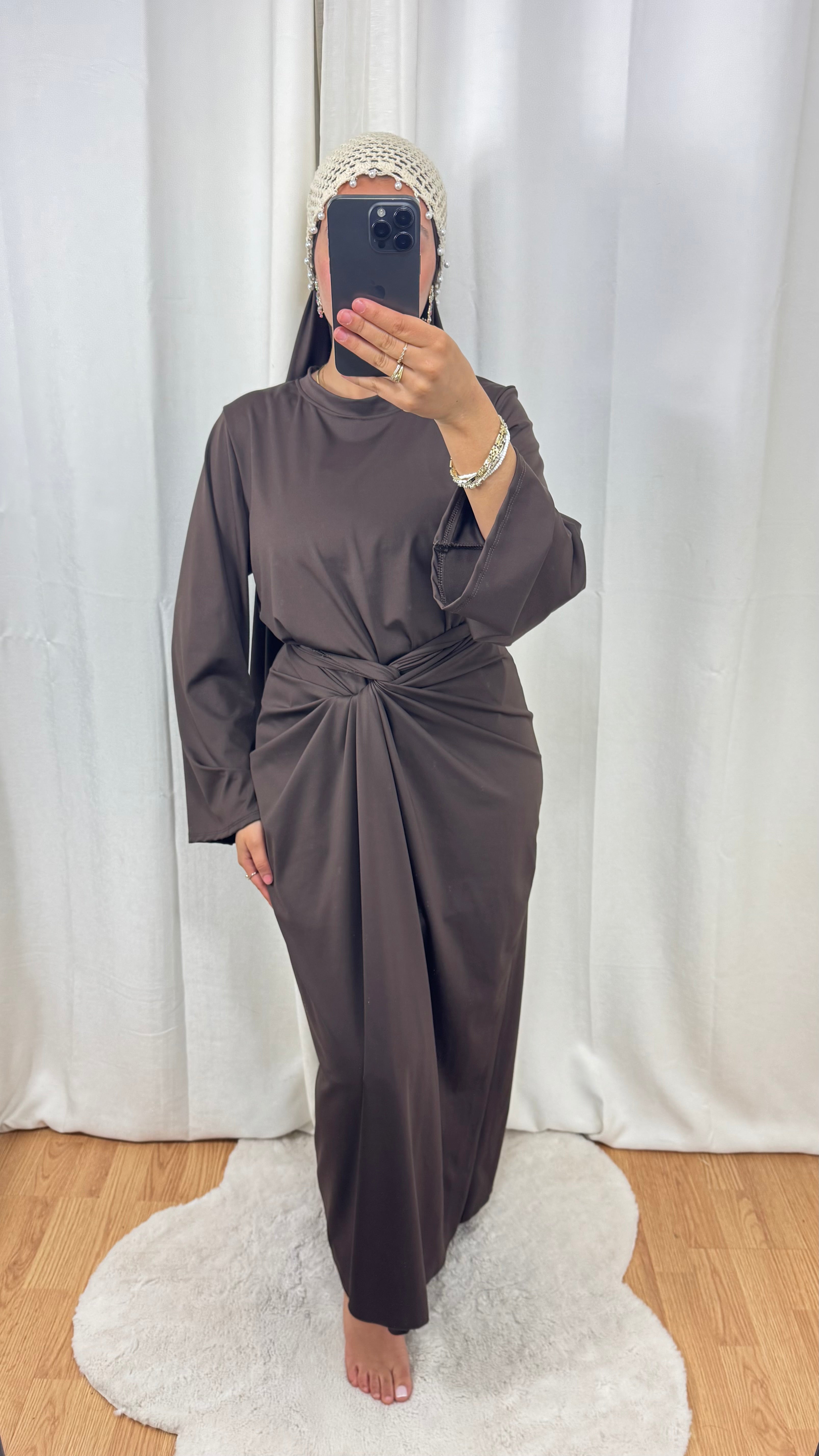 BURKINI 4 PIÈCES JUPE À NOUER