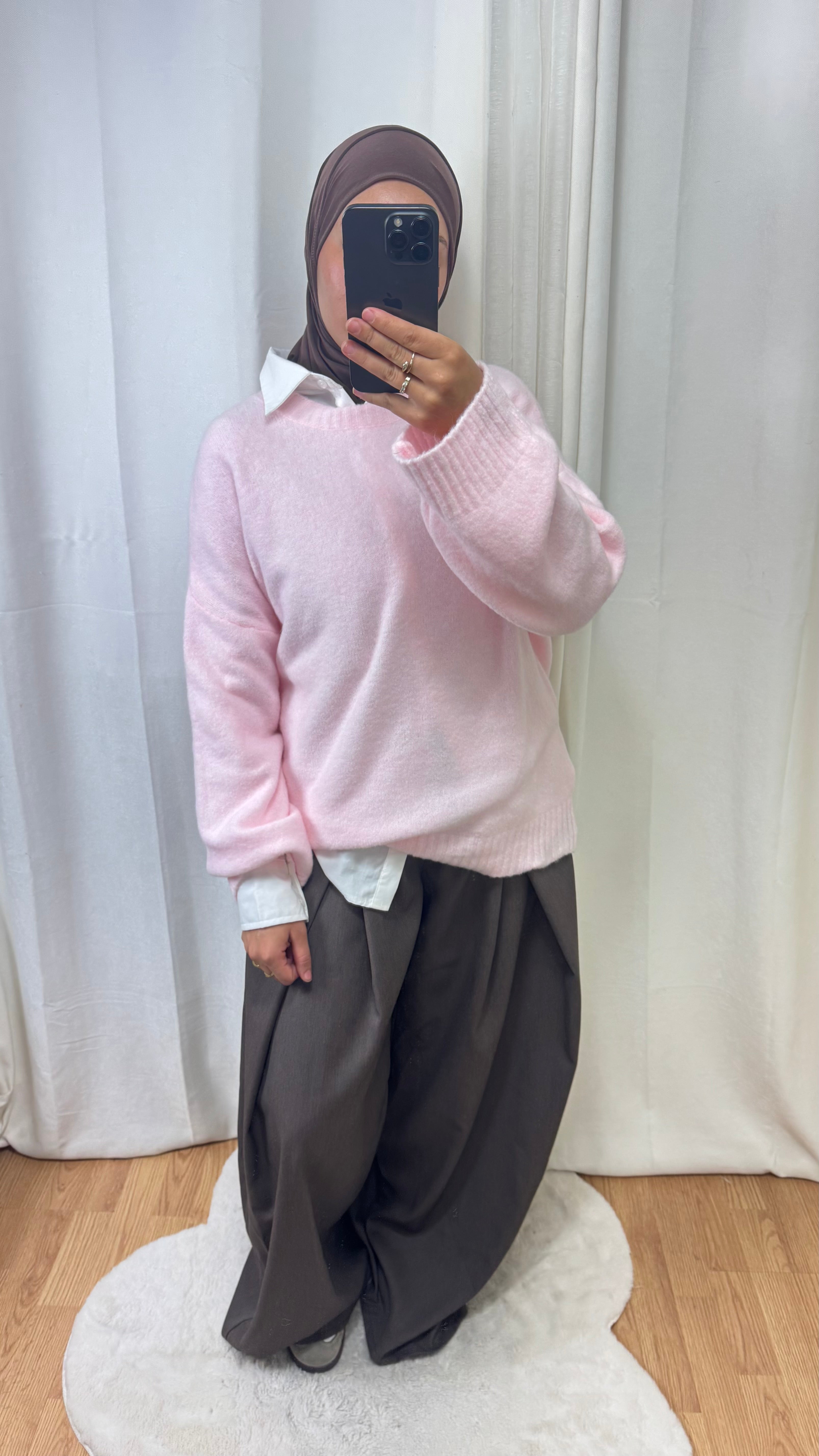 PULL CACHEMIRE - ROSE