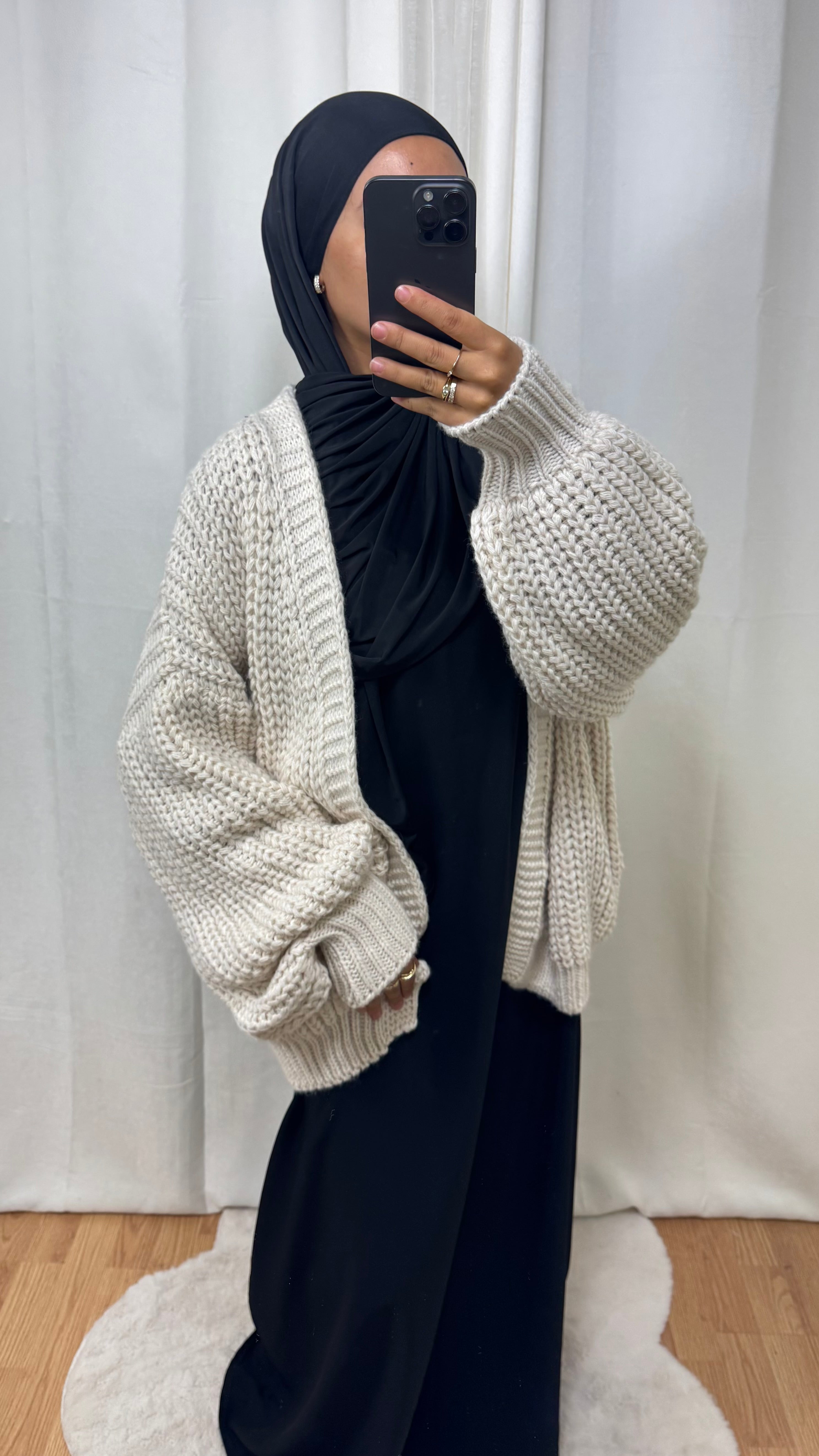 GILET MAILLE - BEIGE