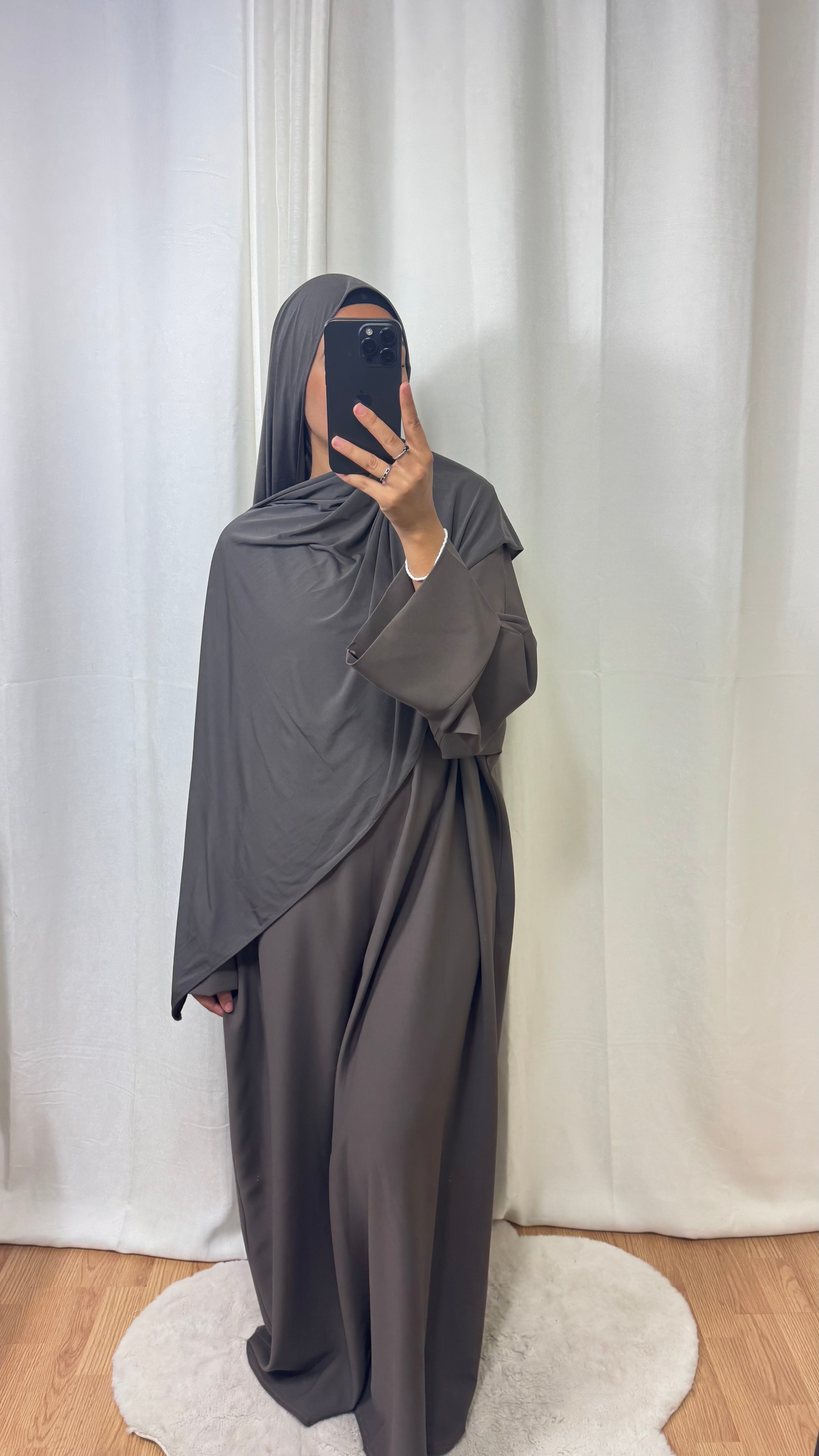 HIJAB JERSEY PREMIUM  - TAUPE
