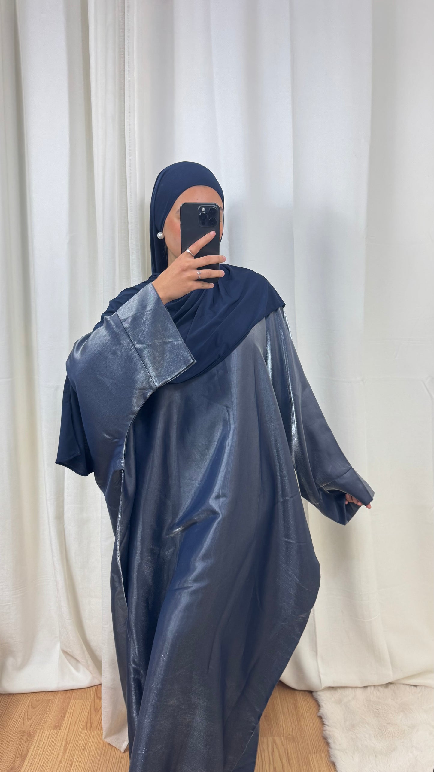 ABAYA KHALEEDJI - BLEU MARINE