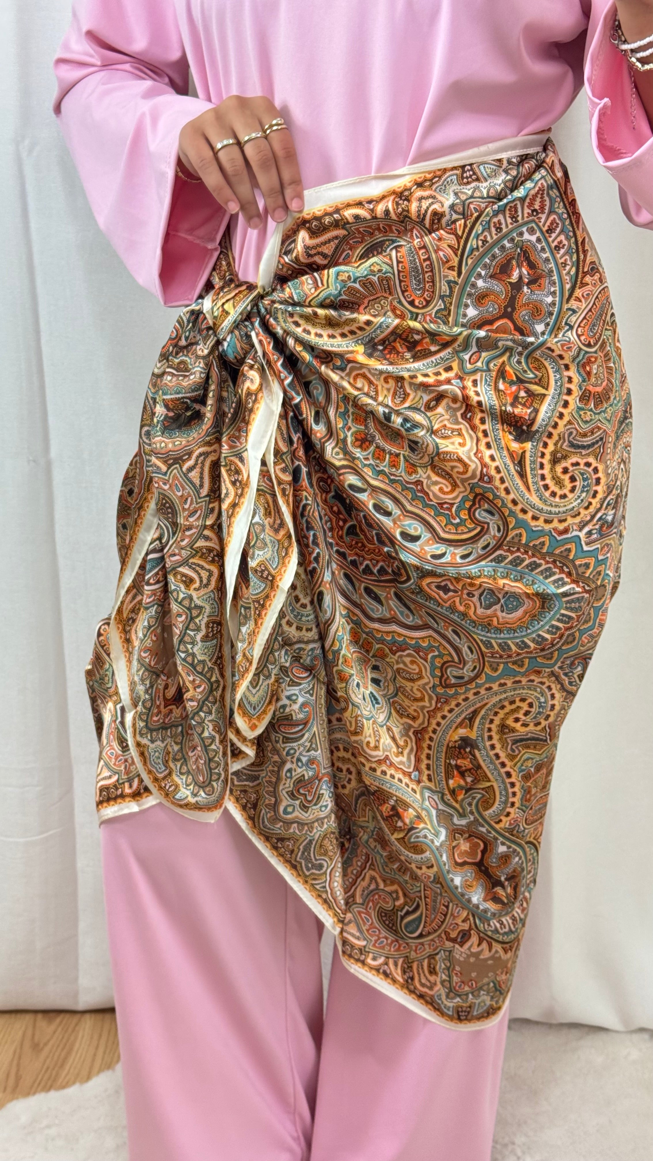 HIJAB RECTANGLE SATINÉ - ÉTÉ