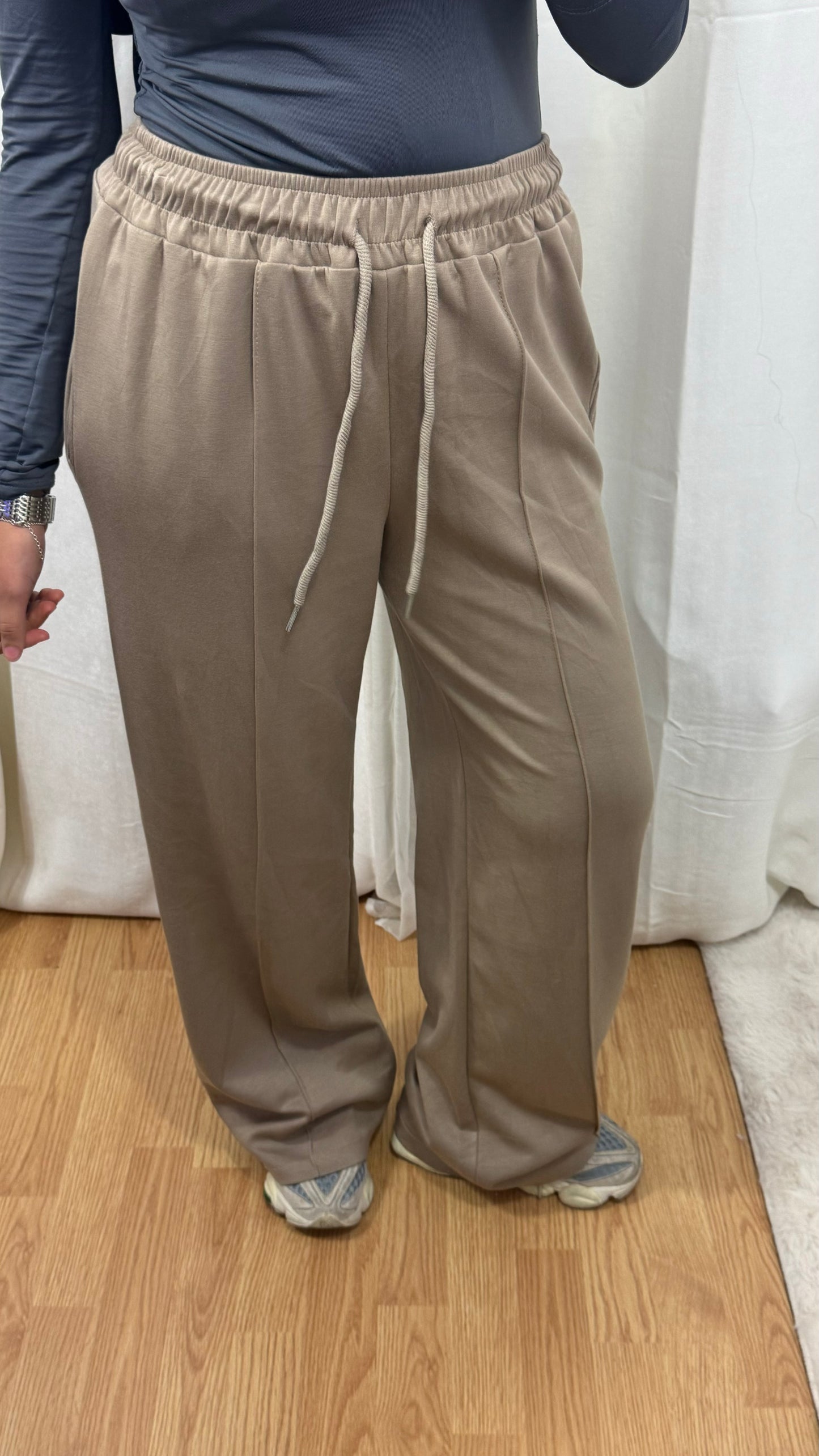 PANTALON BASIC - TAUPE