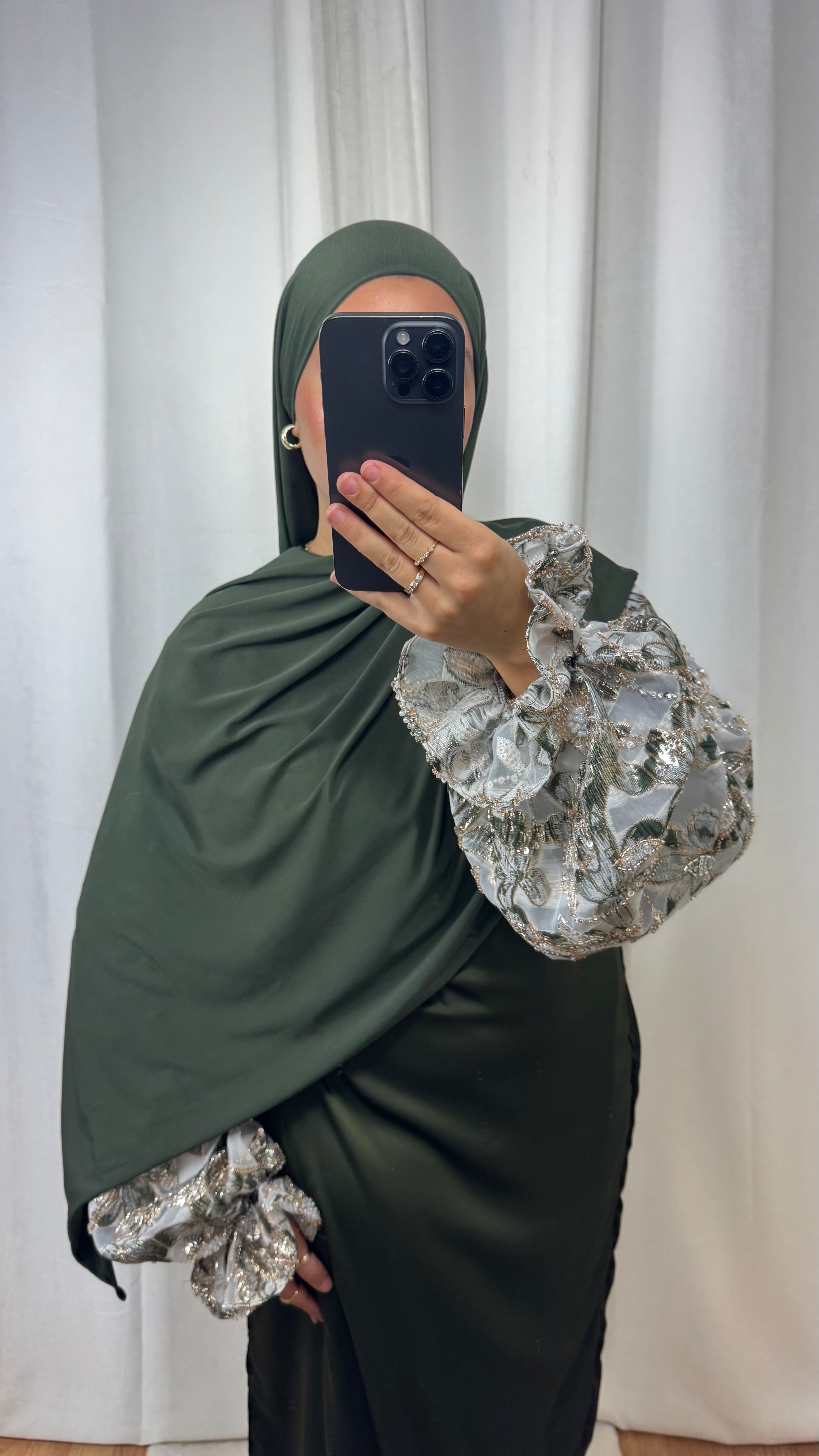 HIJAB JERSEY PREMIUM  - KAKI